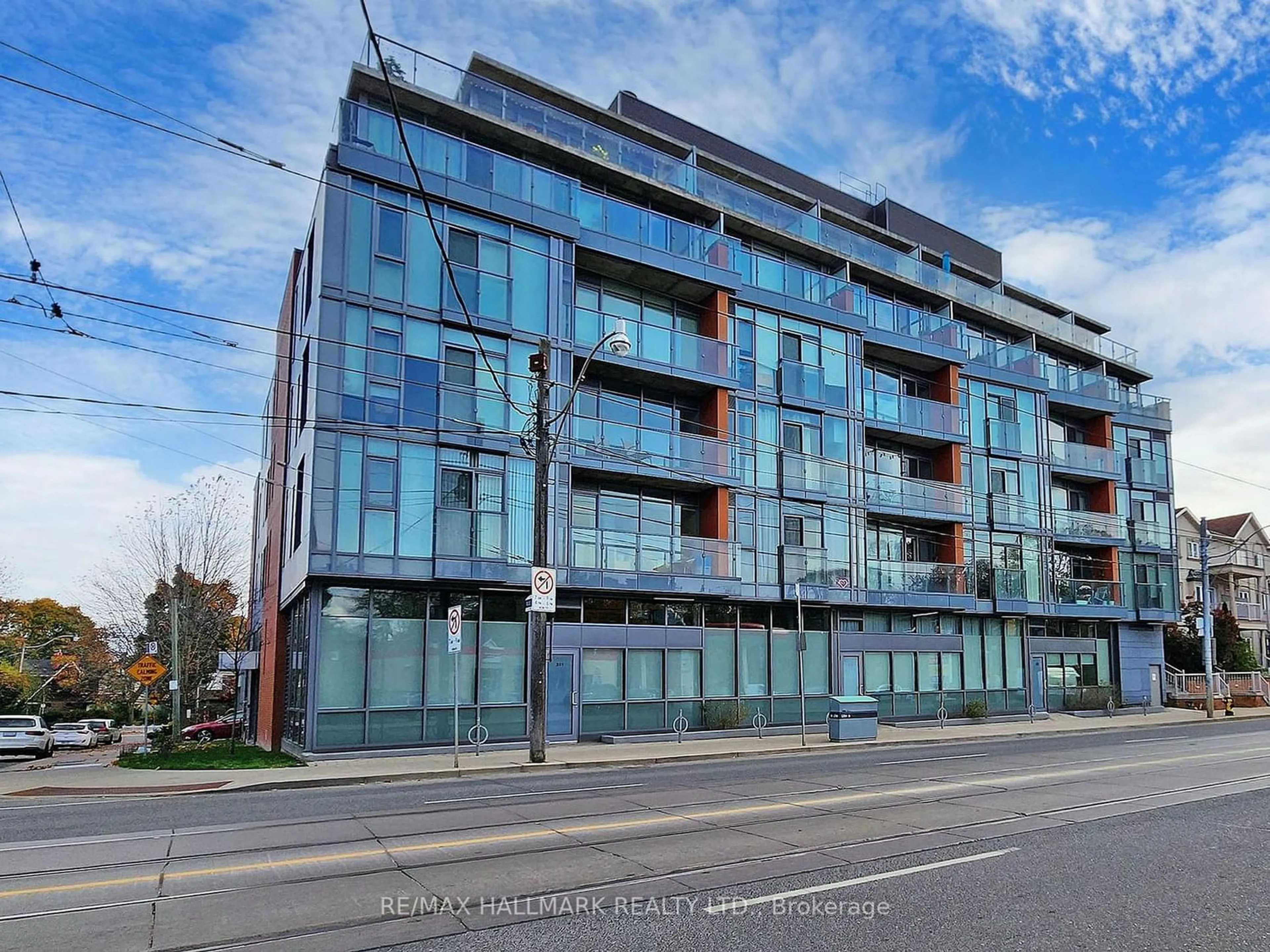 Home with vinyl exterior material for 60 Haslett Ave #406, Toronto Ontario M4L 0A9