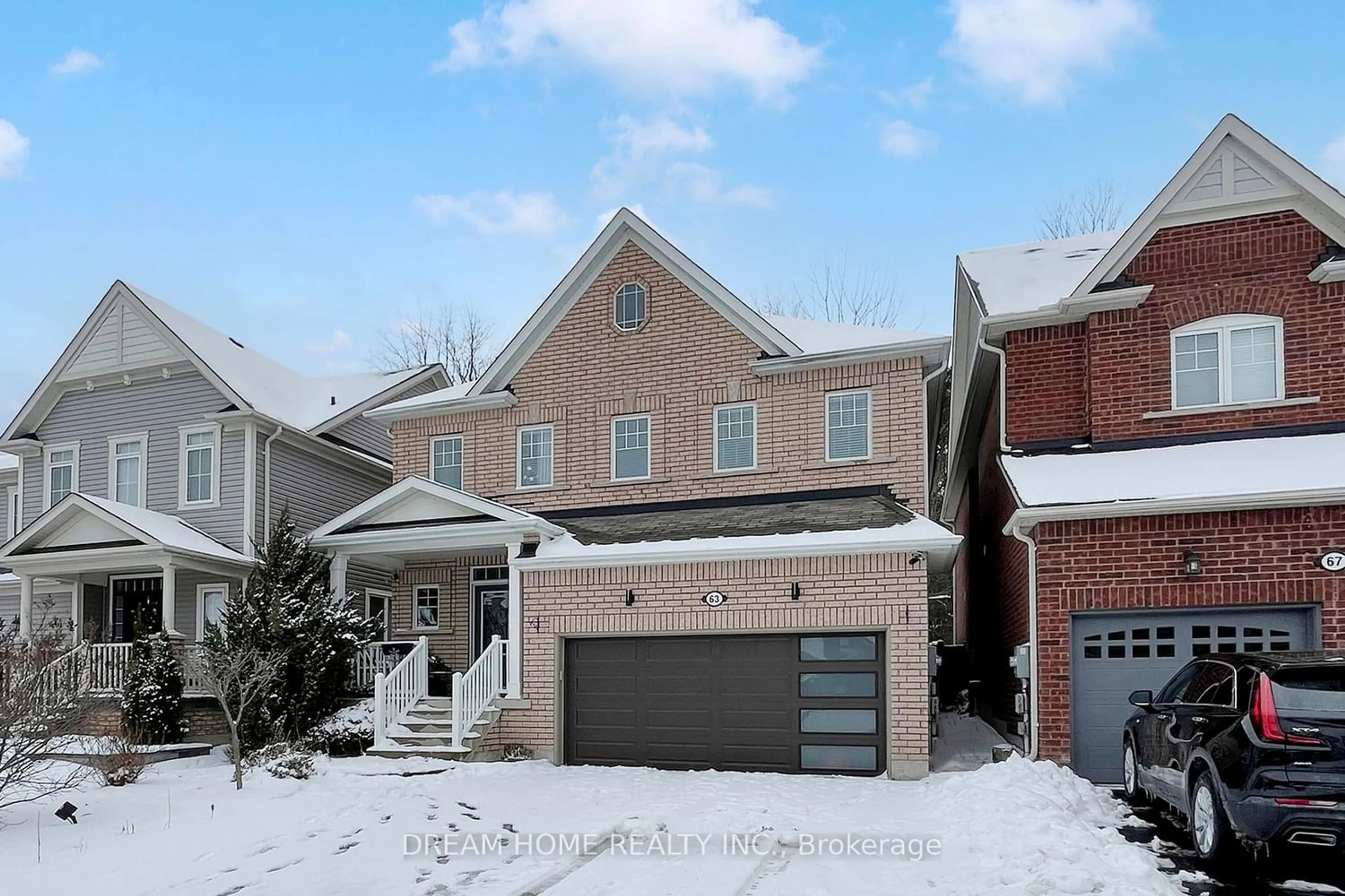 Home with brick exterior material for 63 Murray Tabb St, Clarington Ontario L1C 0P8