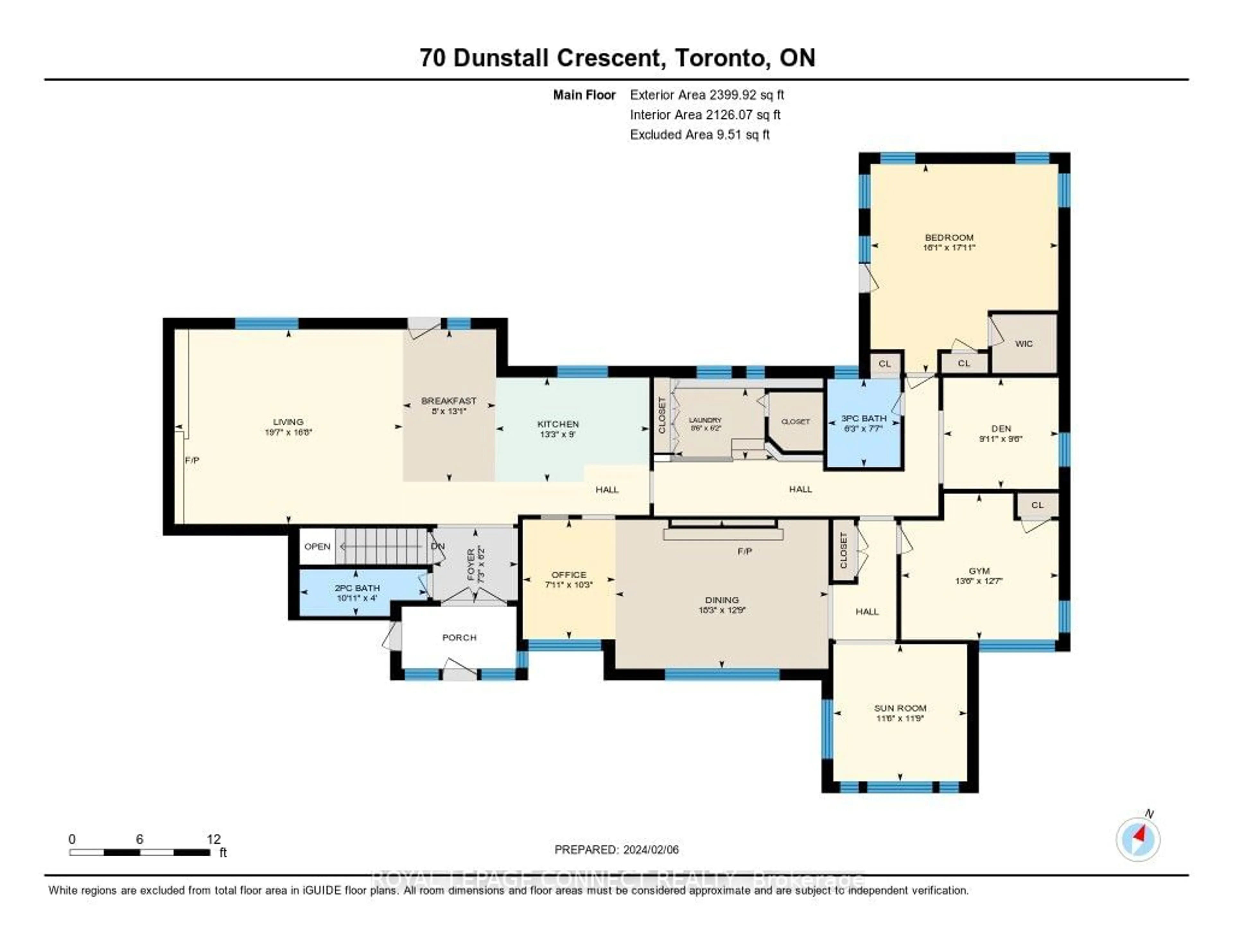 Floor plan for 70 Dunstall Cres, Toronto Ontario M1E 3M4