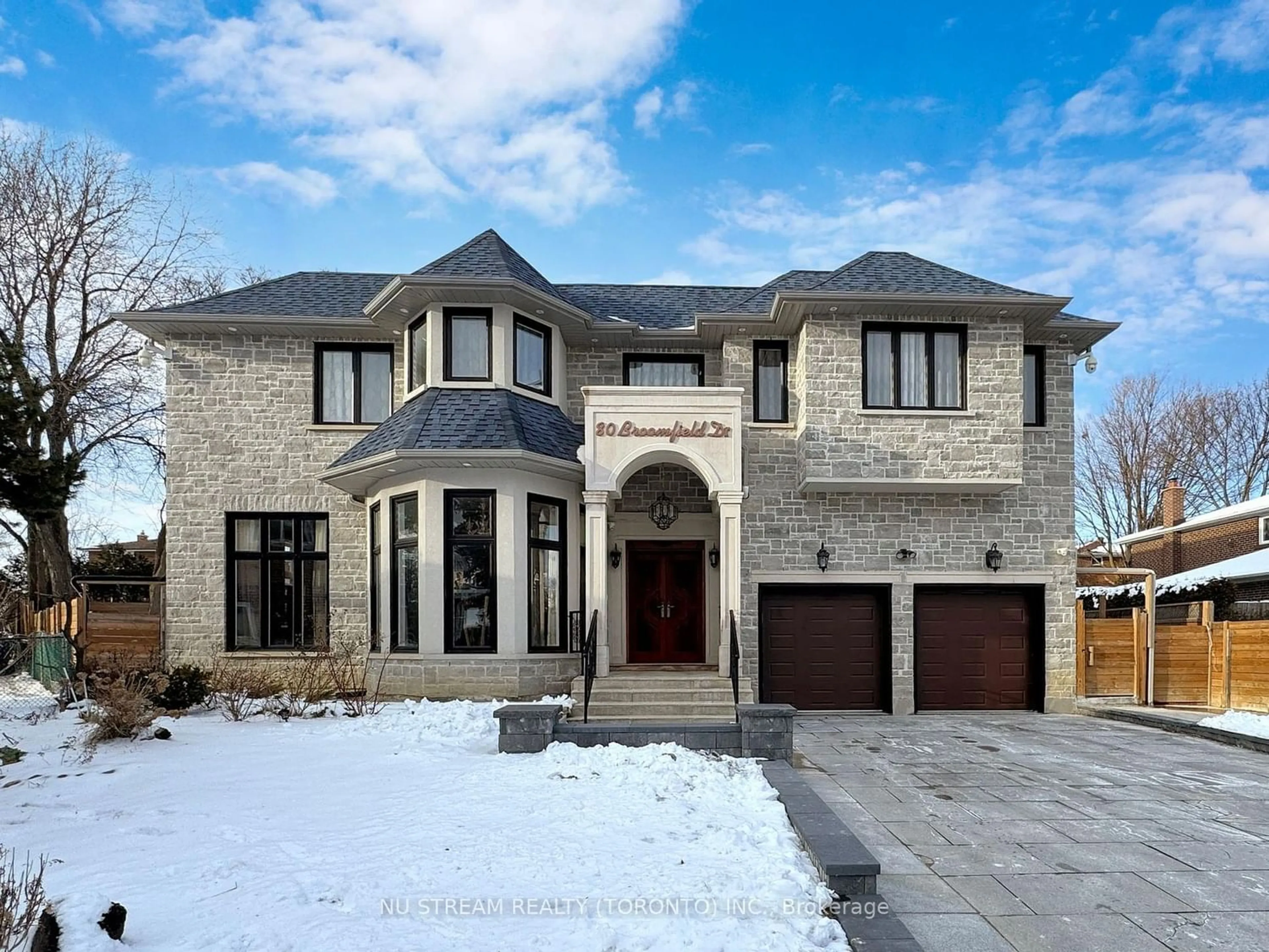 Home with brick exterior material for 80 Broomfield Dr, Toronto Ontario M1S 2W1