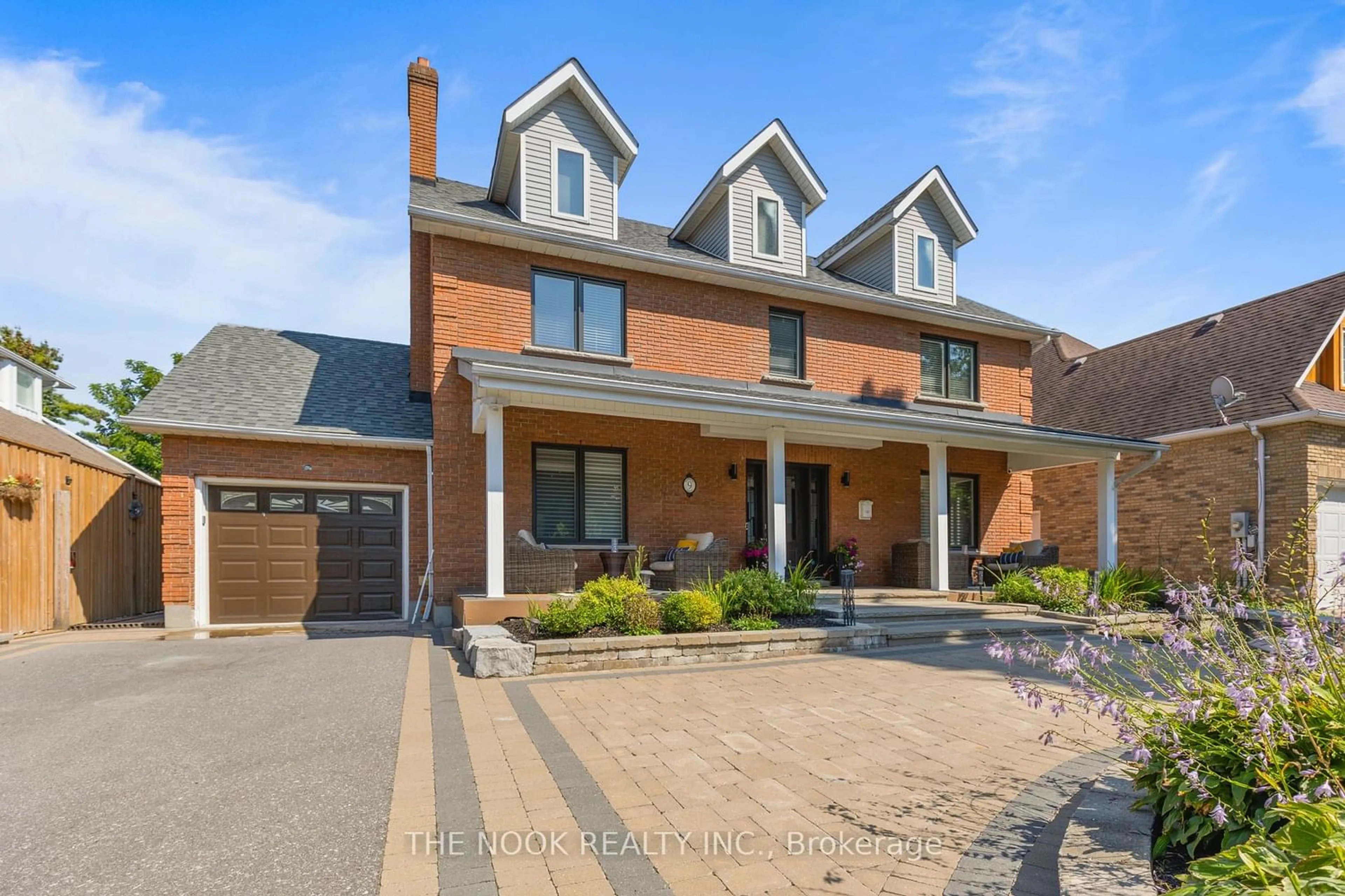 Home with brick exterior material for 9 Hanover Crt, Whitby Ontario L1N 7J1