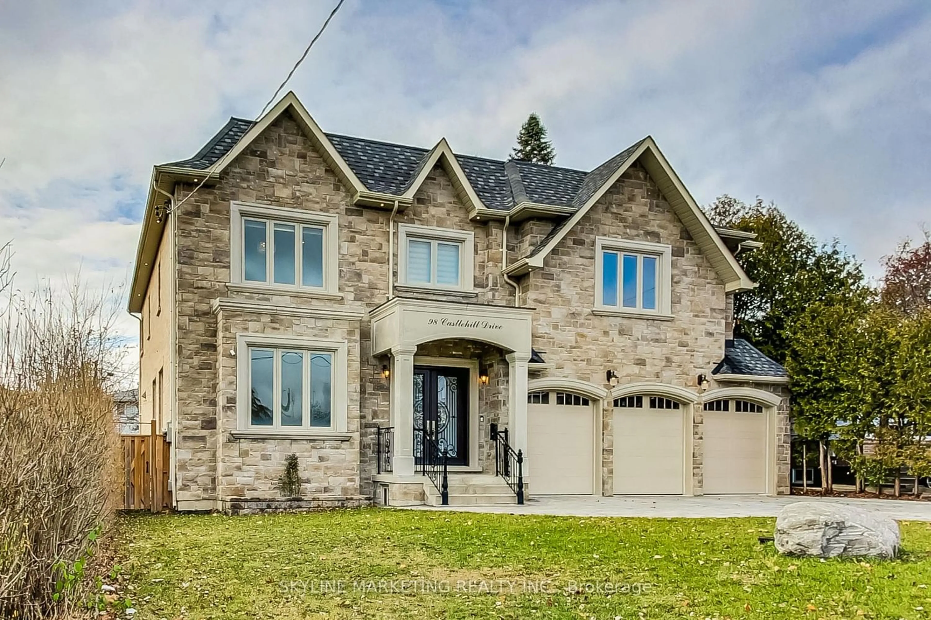 Home with brick exterior material for 98 Castle Hill Dr, Toronto Ontario M1T 2Y7