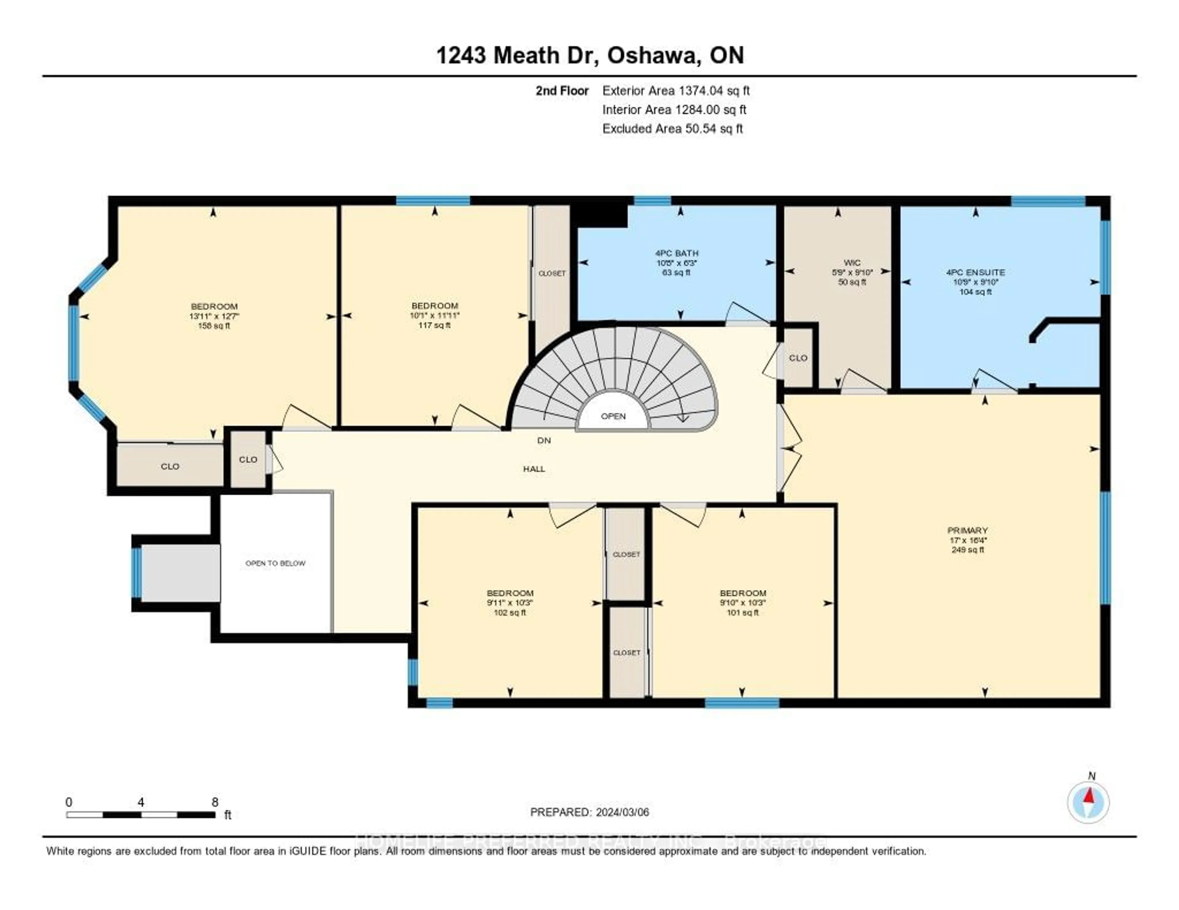 Floor plan for 1243 Meath Dr, Oshawa Ontario L1K 0M7
