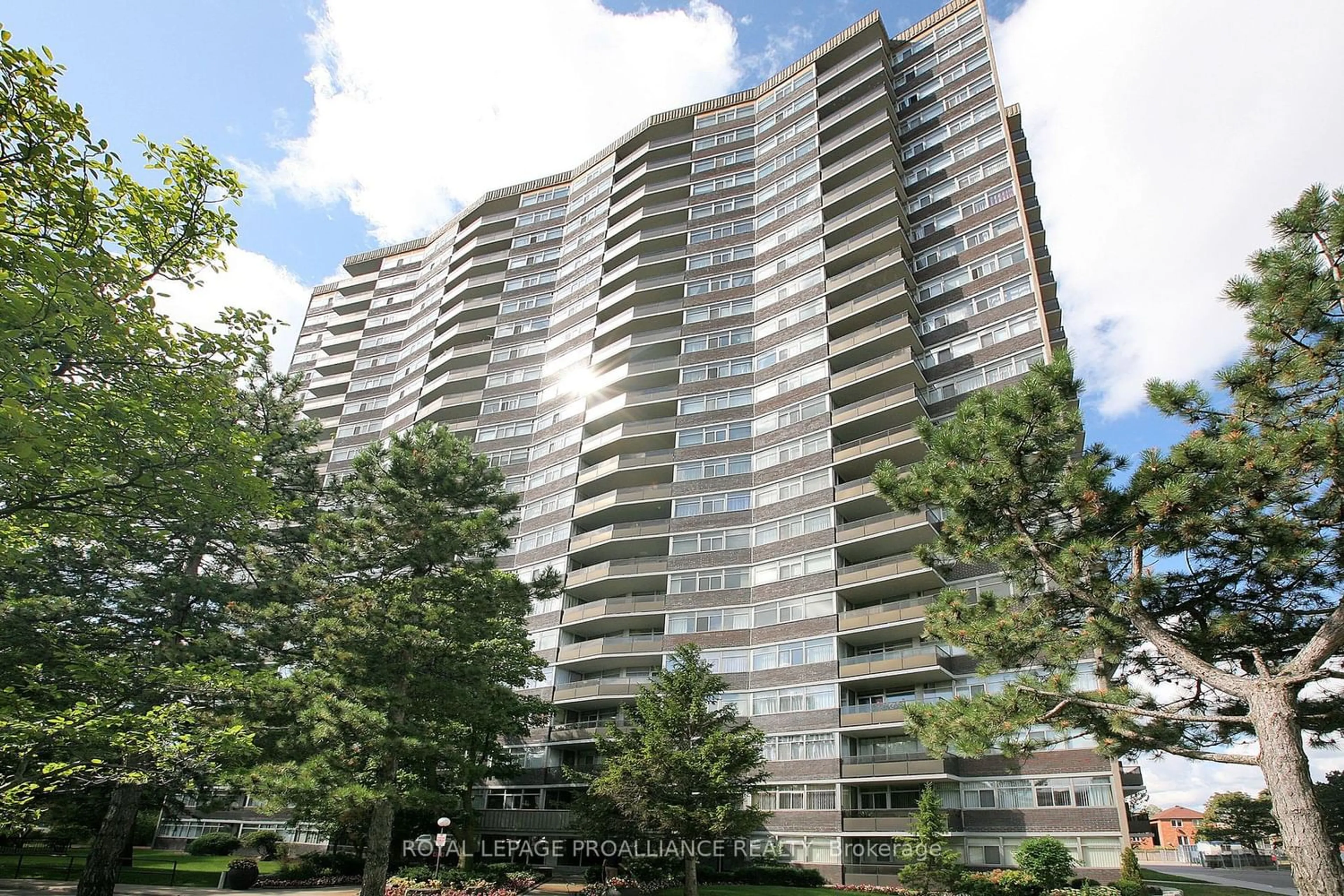 A pic from exterior of the house or condo for 3151 Bridletowne Circ #1604, Toronto Ontario M1W 2T1