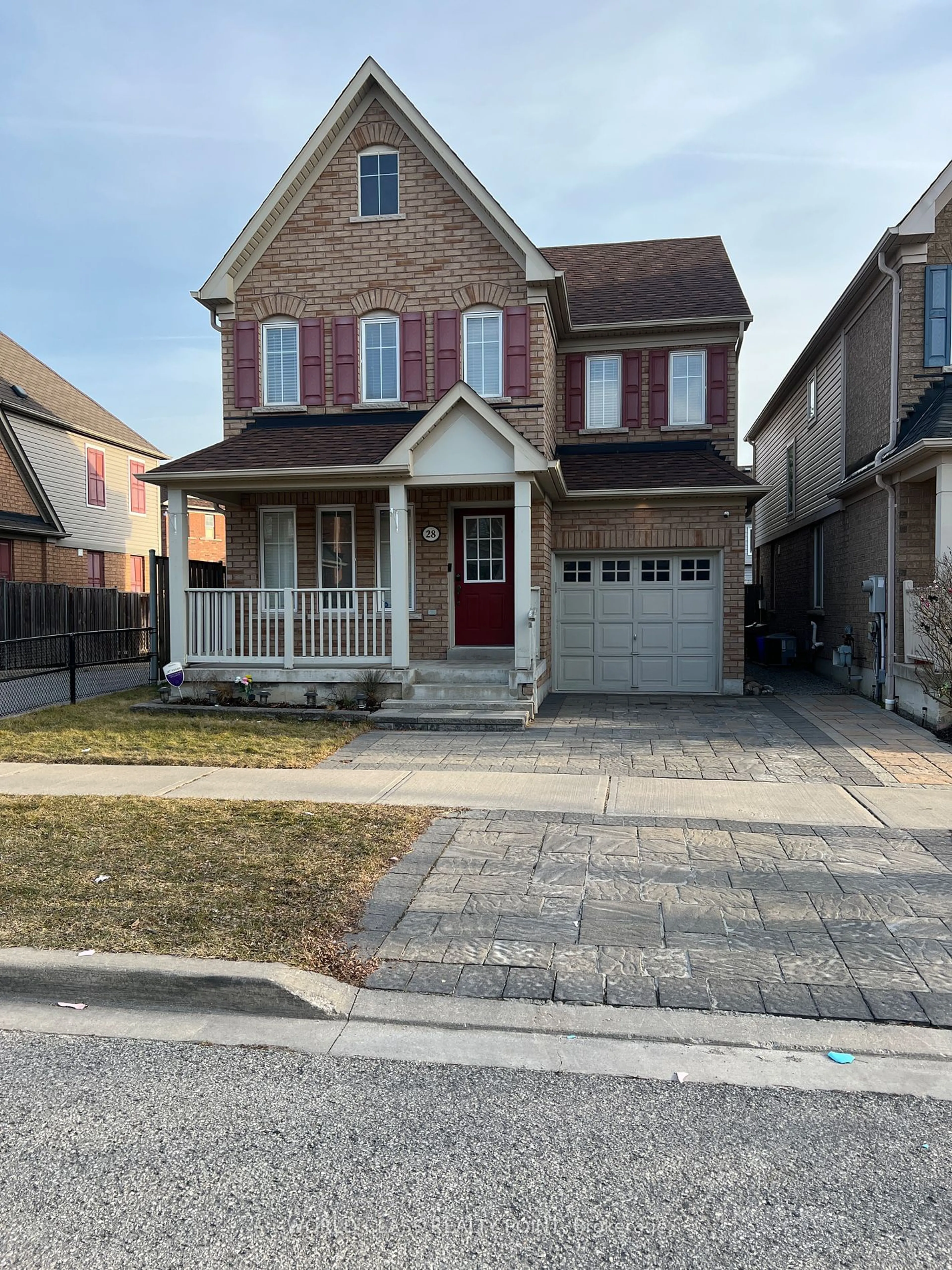 Home with brick exterior material for 28 Marriner Cres, Ajax Ontario L1Z 1Z1