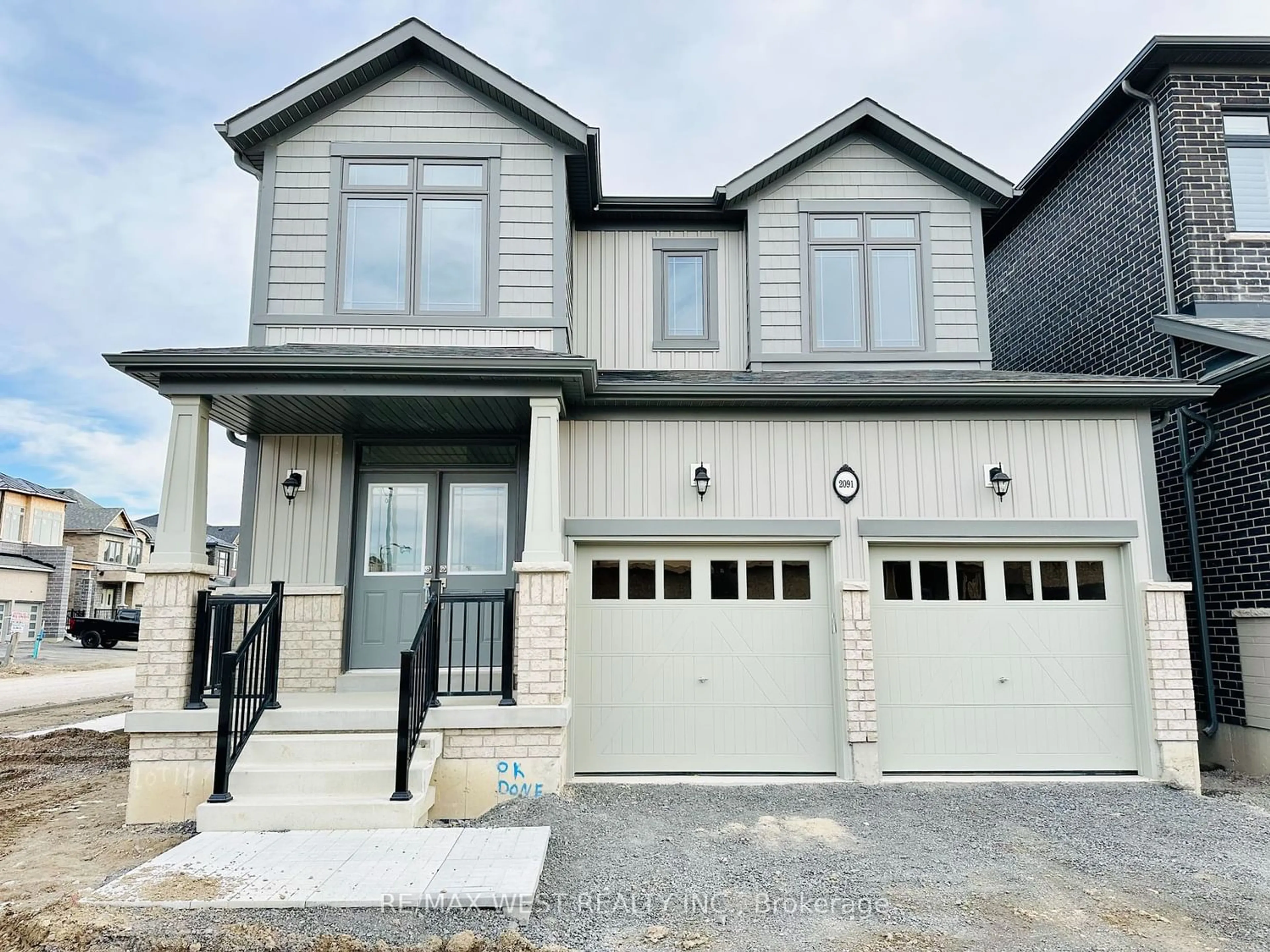 Home with stone exterior material for 2091 Hallandale St, Oshawa Ontario L1H 8L7