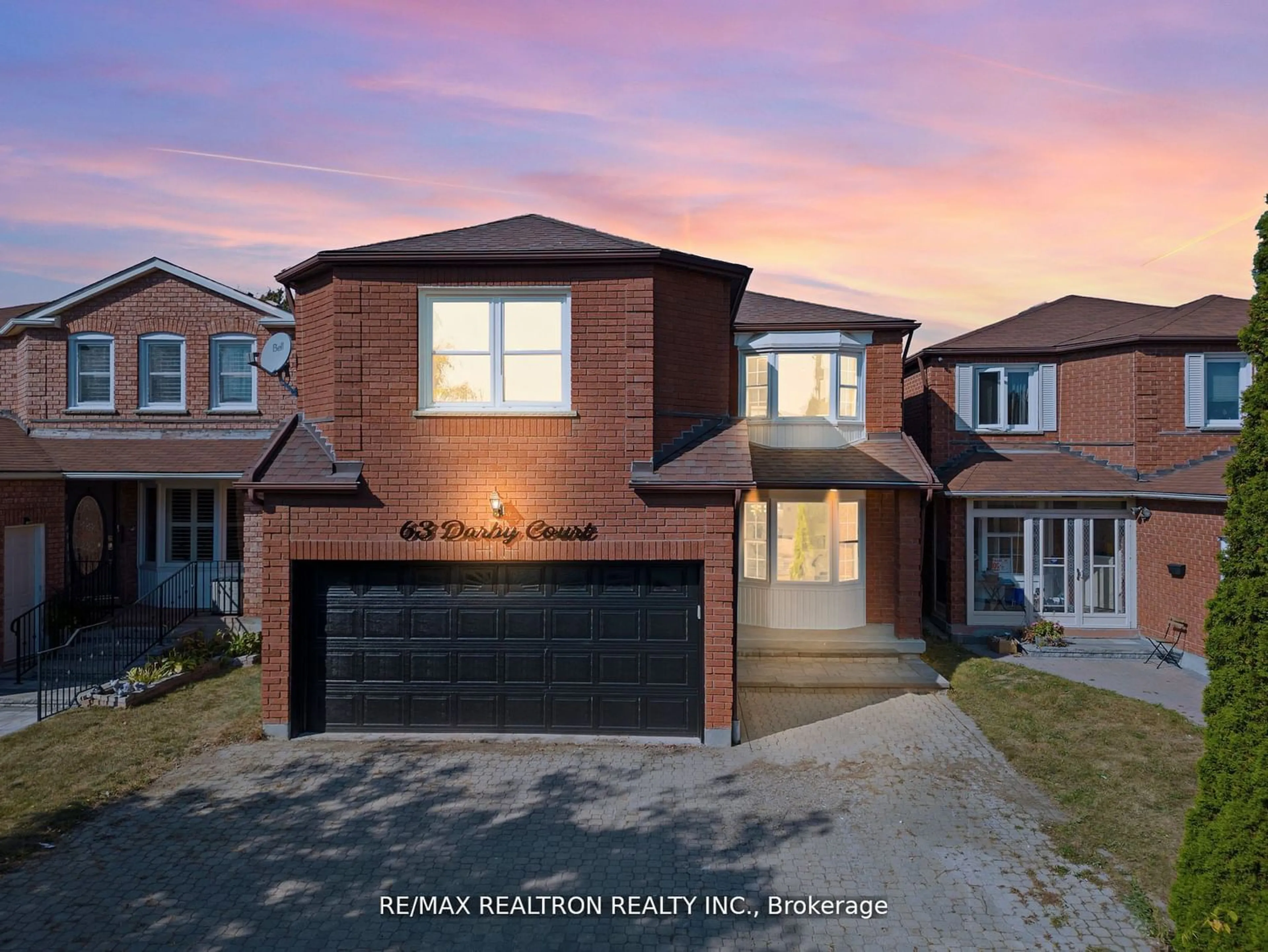 Home with brick exterior material for 63 Darby Crt, Toronto Ontario M1B 5H6