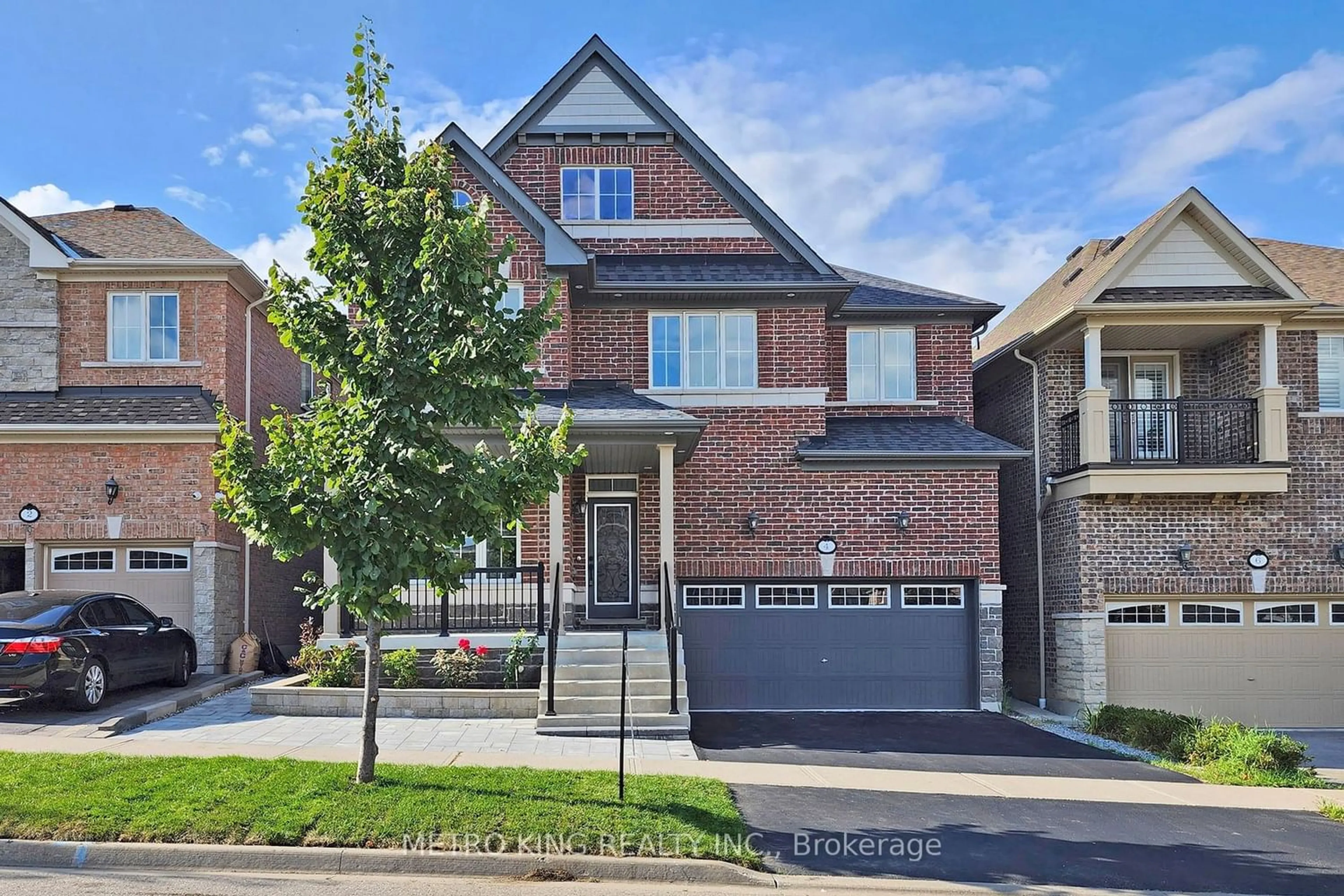 Home with brick exterior material for 4 Mawby St, Ajax Ontario L1Z 0P7