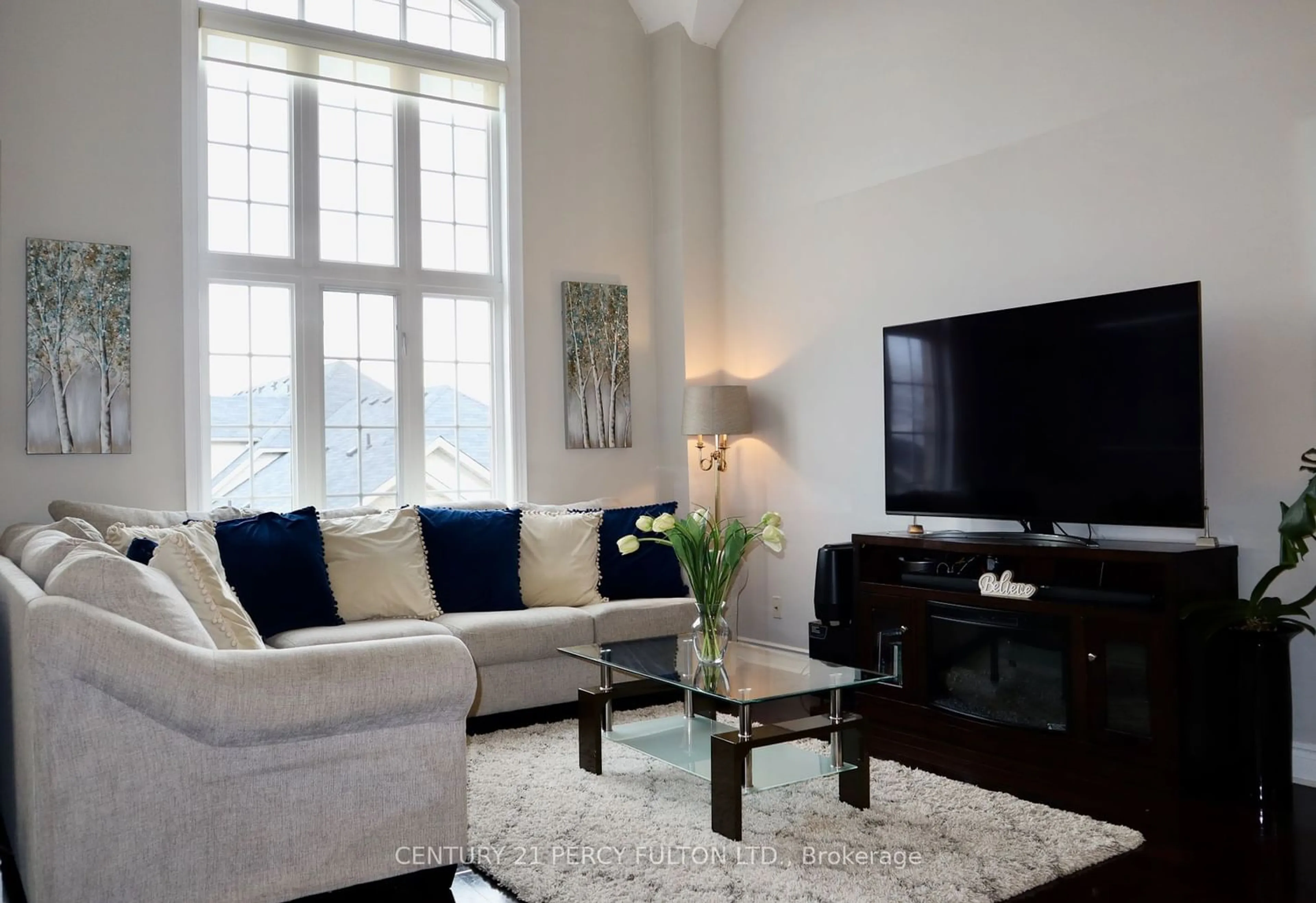 Living room for 48 Lovegrove Lane, Ajax Ontario L1S 0E7