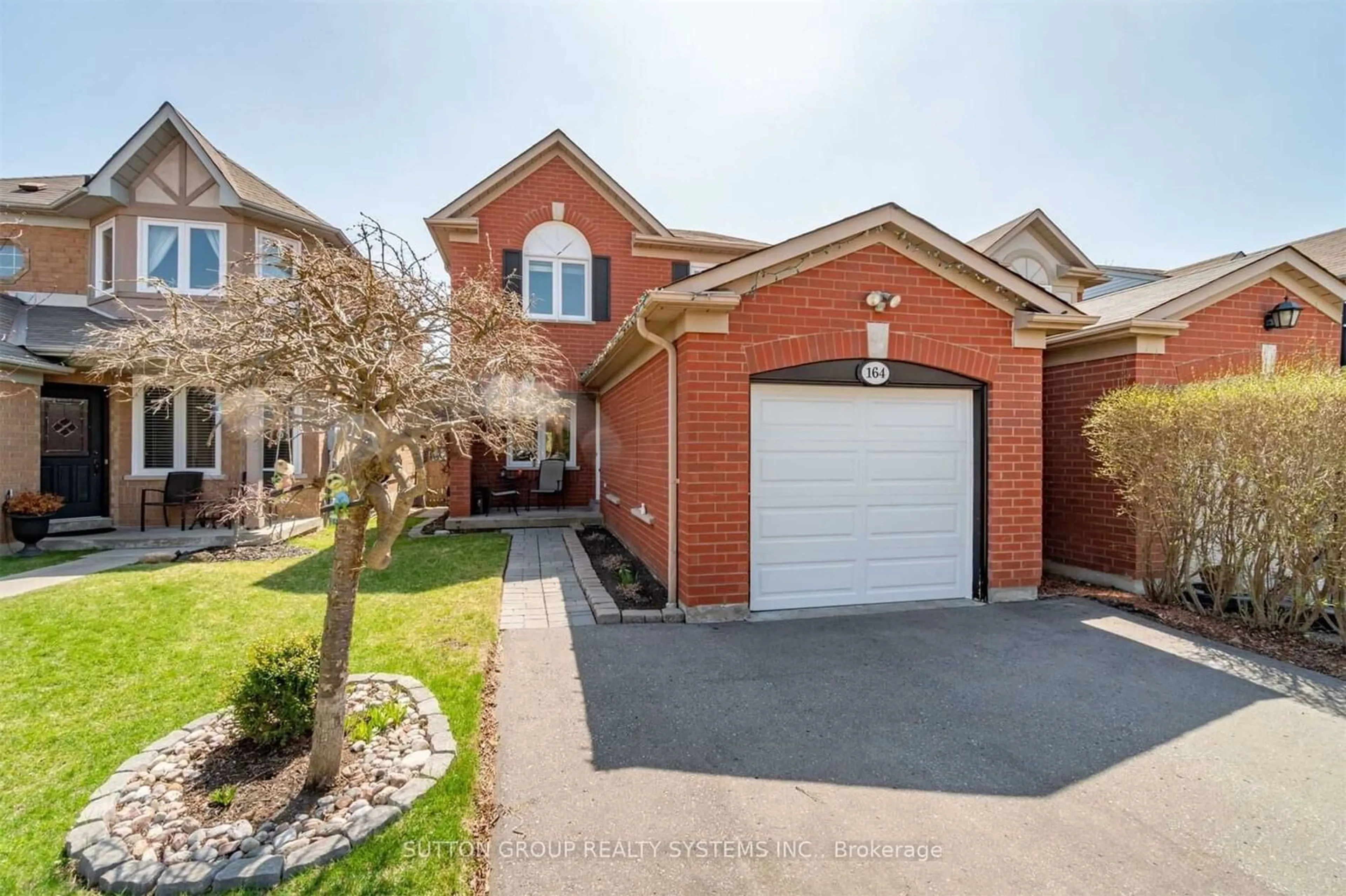 Home with brick exterior material for 164 White Pine Cres, Pickering Ontario L1V 6S3