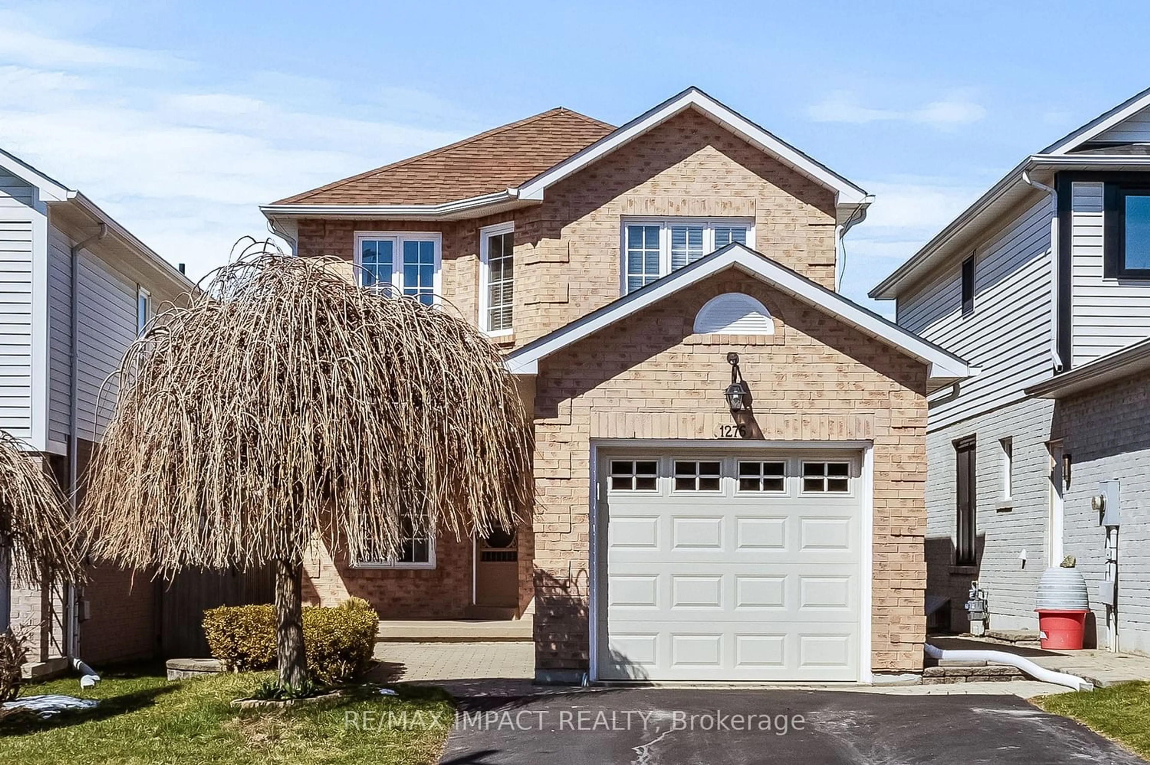 Home with brick exterior material for 1276 Dartmoor St, Oshawa Ontario L1K 2M7