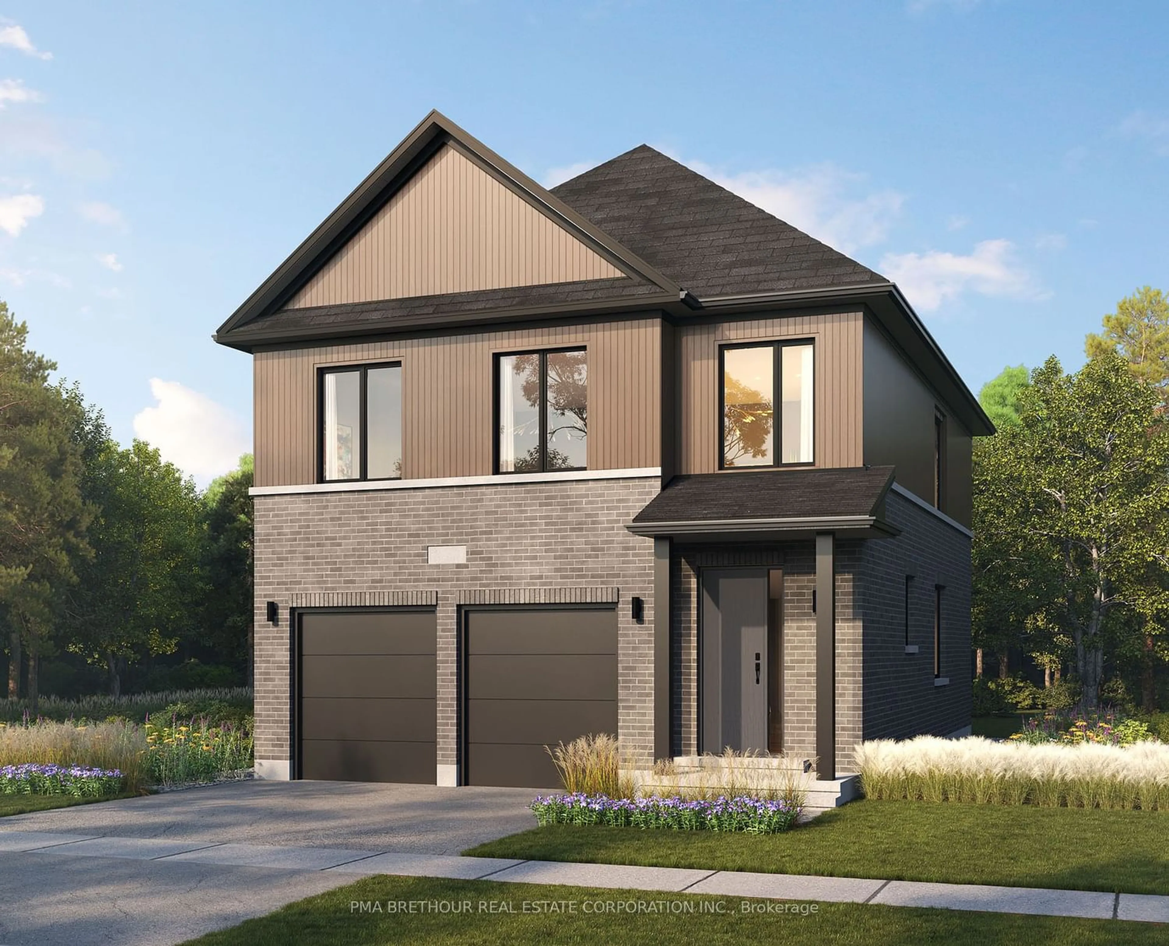 Home with brick exterior material for Lot 8 Robert Attersley Dr, Whitby Ontario L1R 0B6