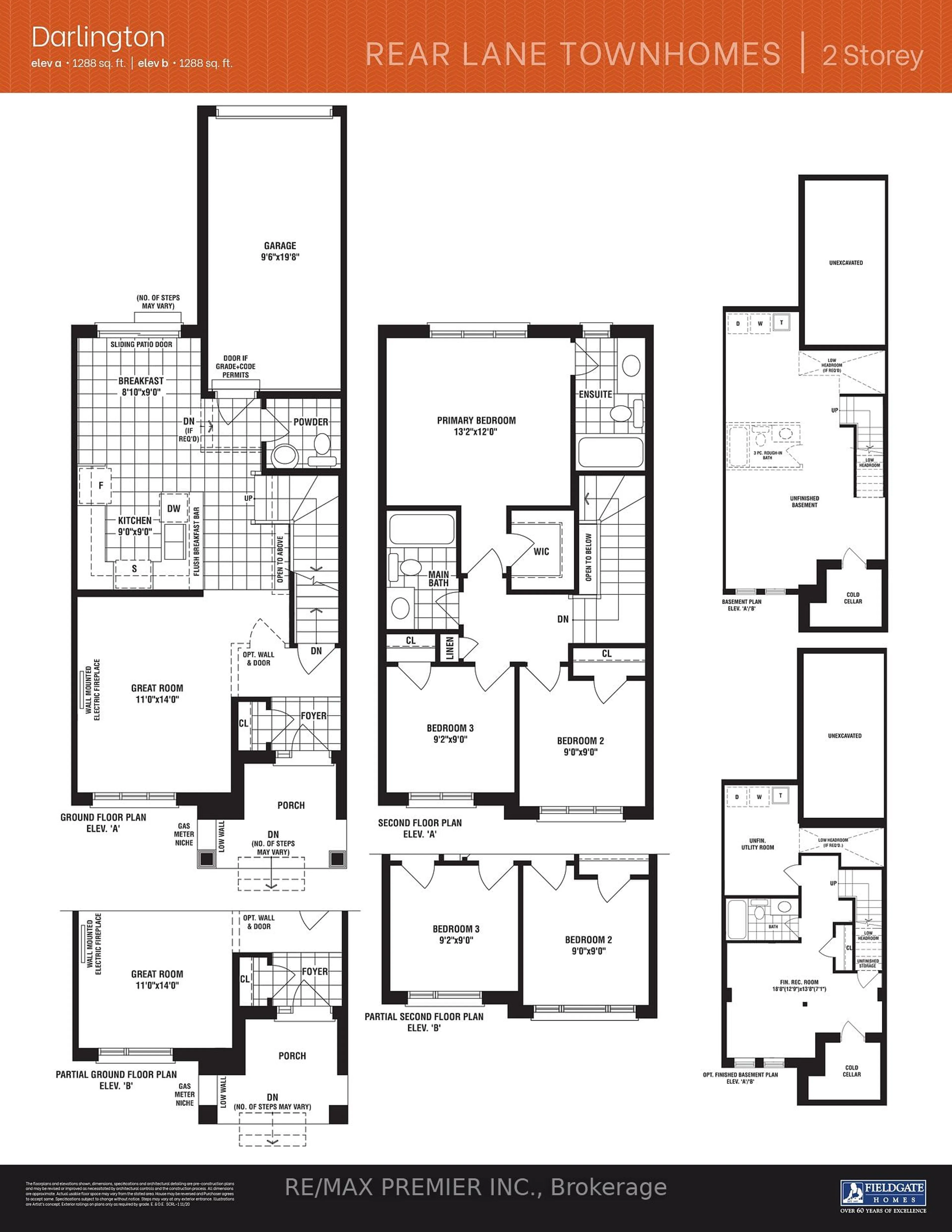 Floor plan for 2688 Delphinium Tr, Pickering Ontario L1X 0L9