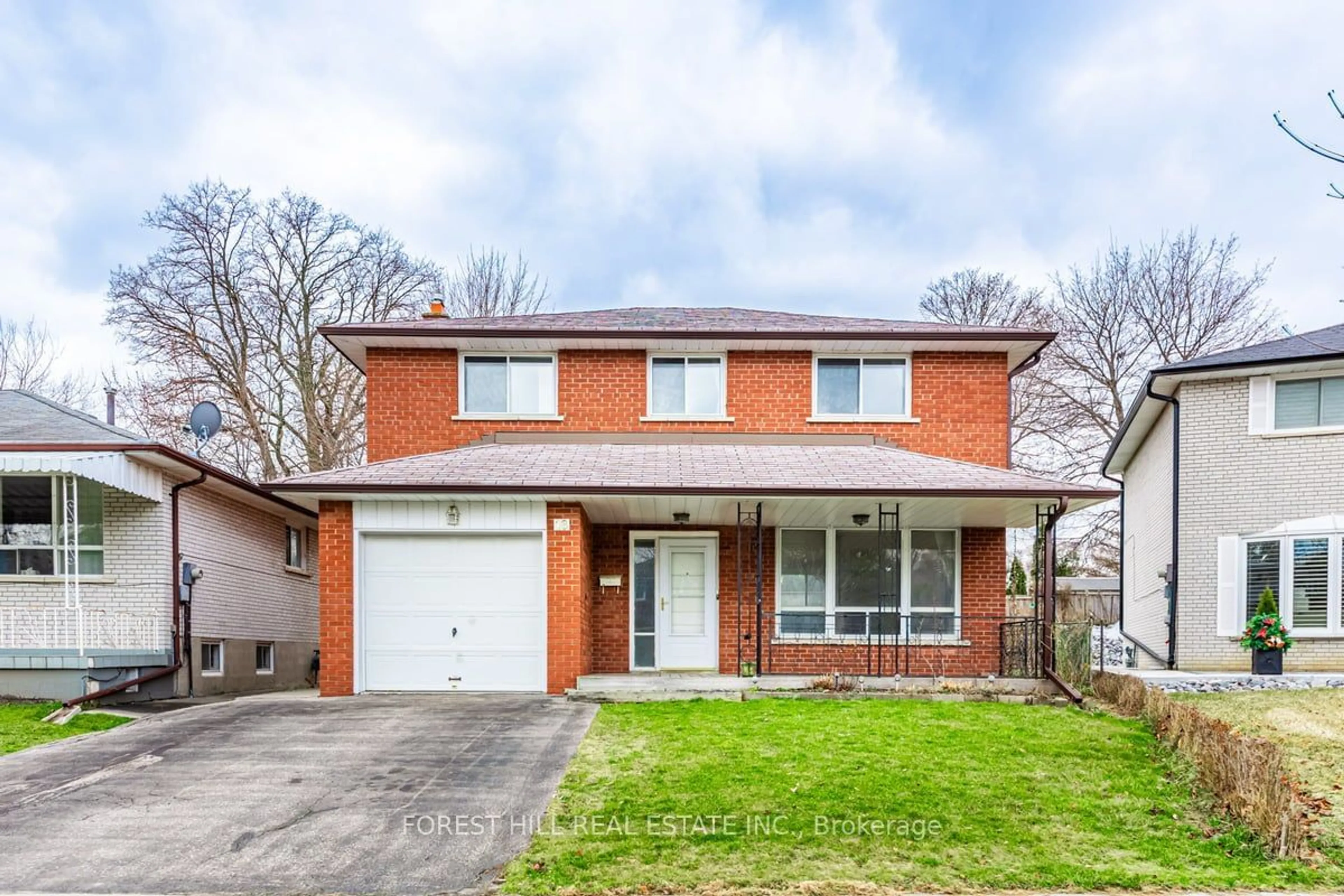 Home with brick exterior material for 18 Munford Cres, Toronto Ontario M4B 1C1