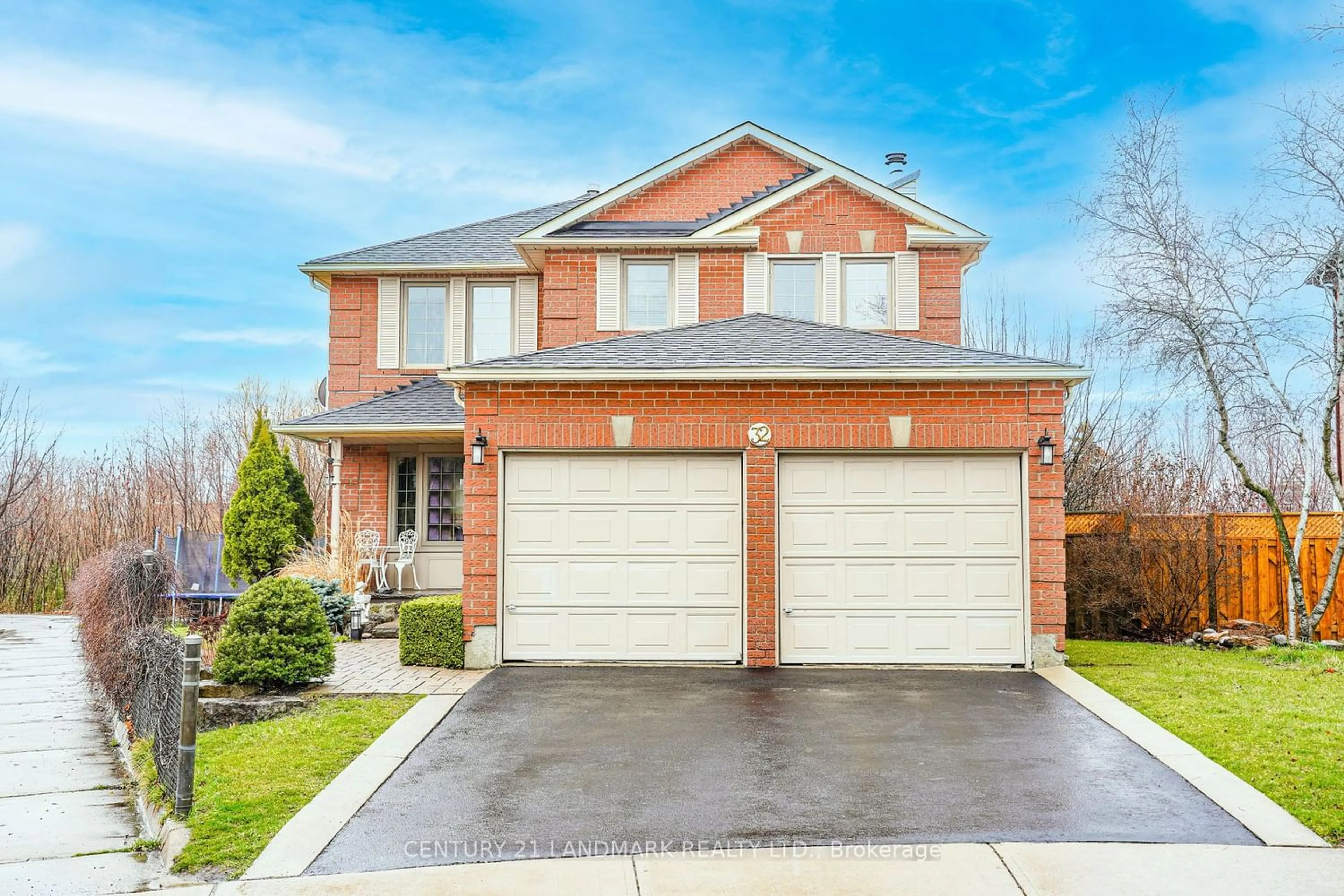 Home with brick exterior material for 32 Noake Cres, Ajax Ontario L1T 3L4