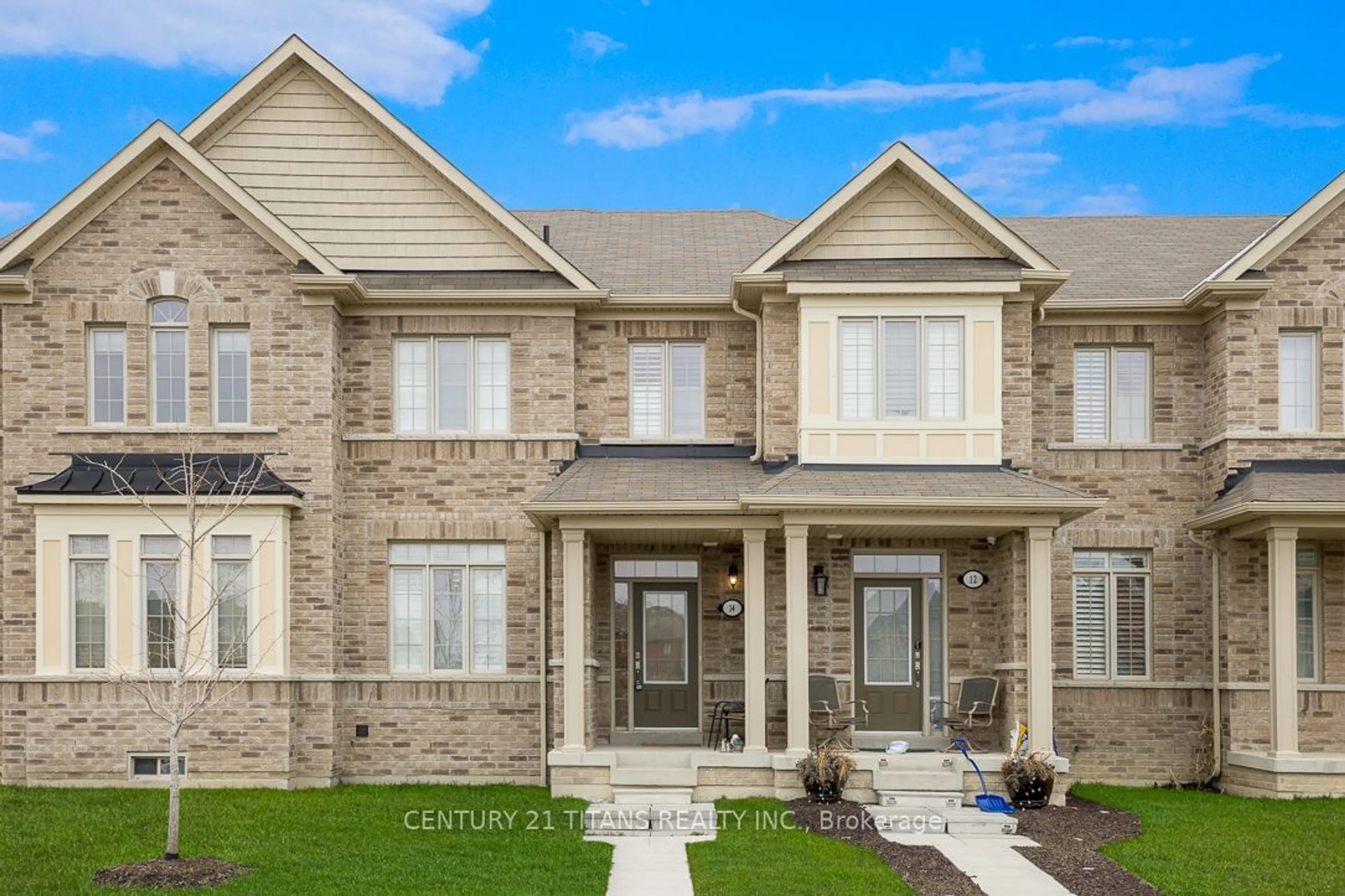 Home with brick exterior material for 14 Drayton Ave, Ajax Ontario L1T 0N9