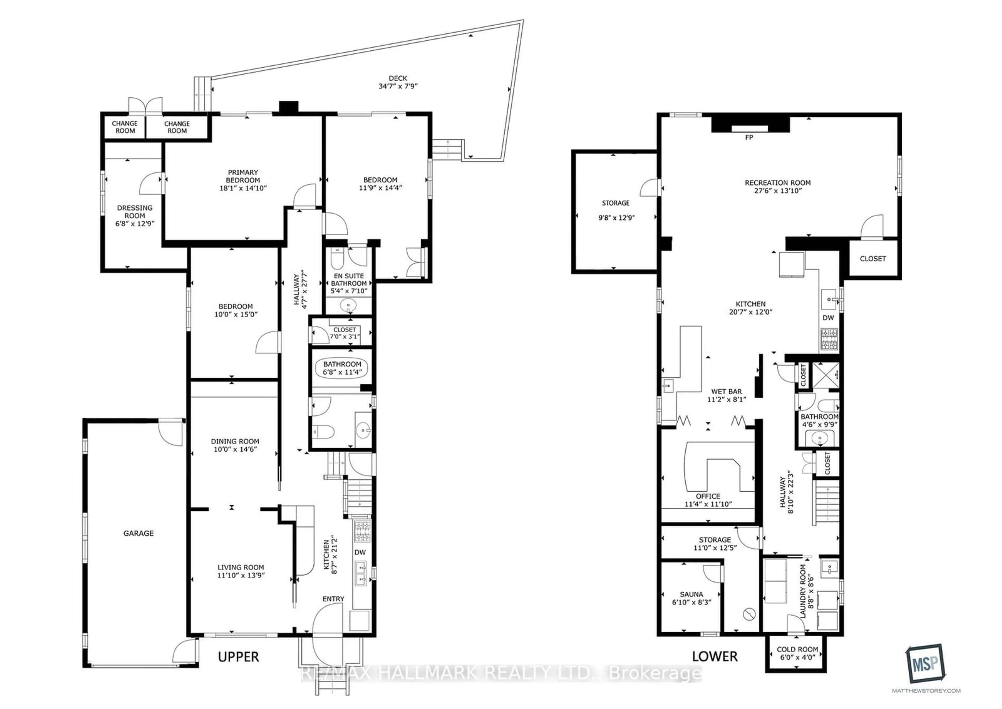 Floor plan for 32 Shandara Cres, Toronto Ontario M1R 1E9