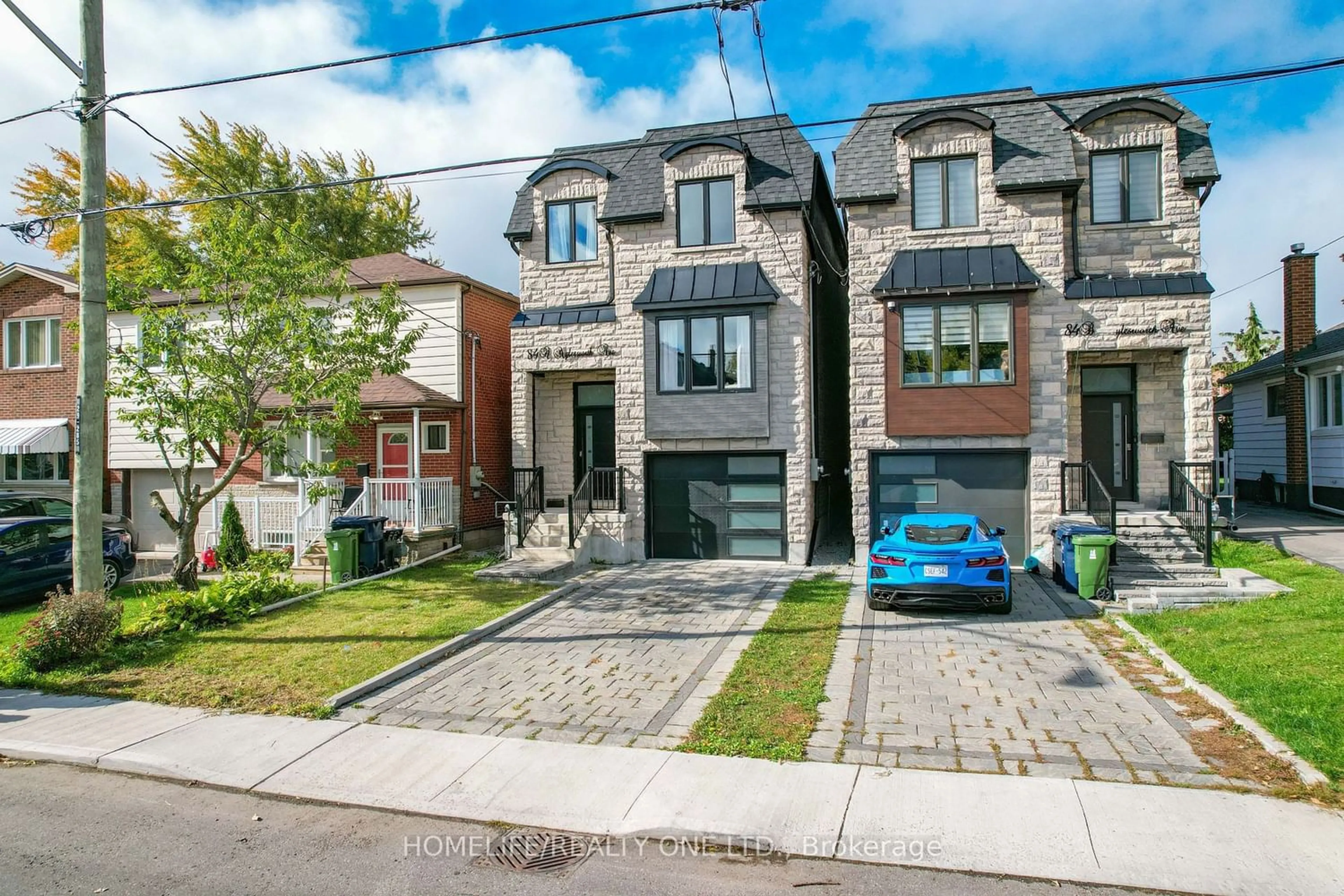 Home with brick exterior material for 84A Aylesworth Ave, Toronto Ontario M1N 2J6