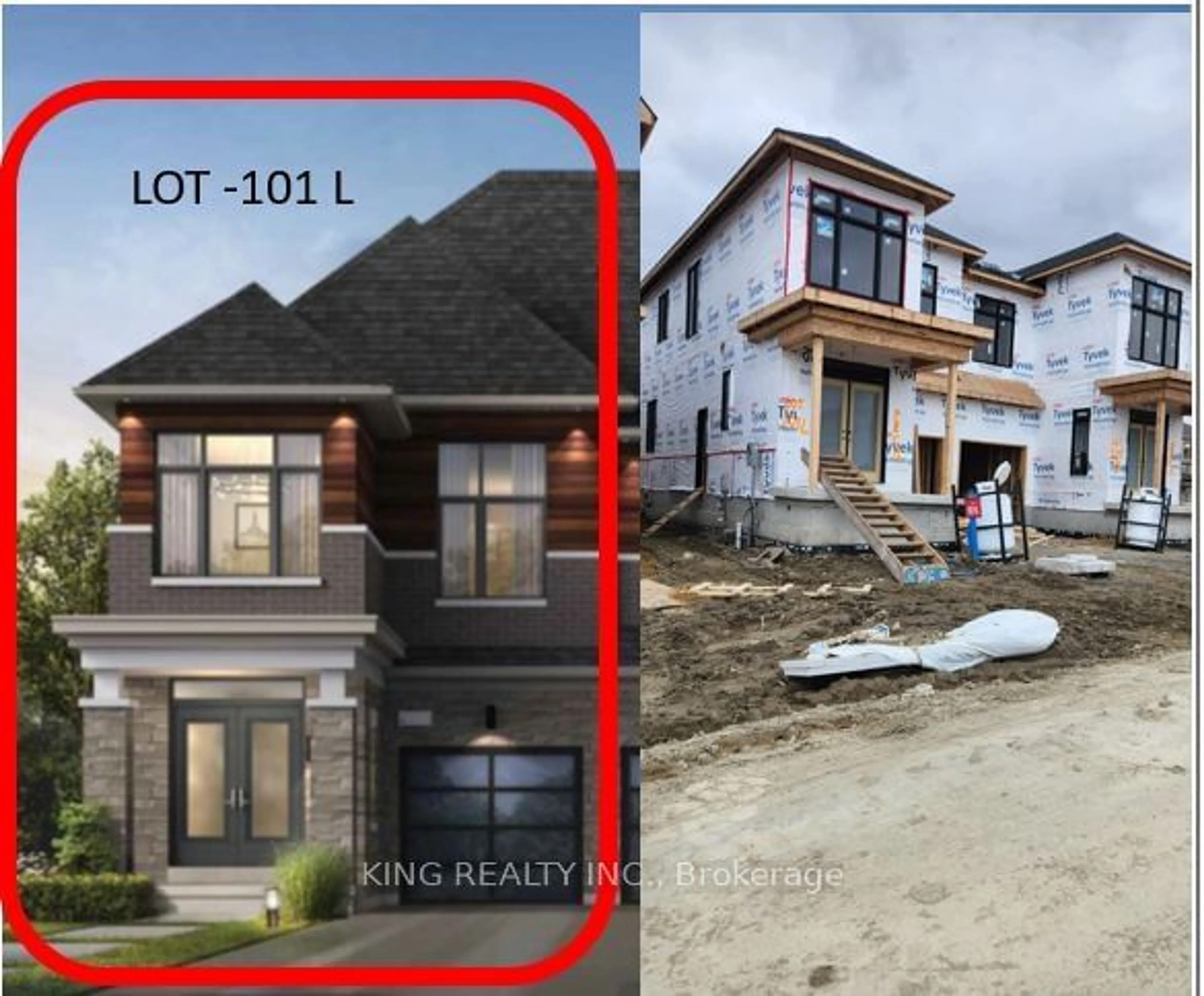 Frontside or backside of a home for 101L Makina St, Pickering Ontario L0H 1J0