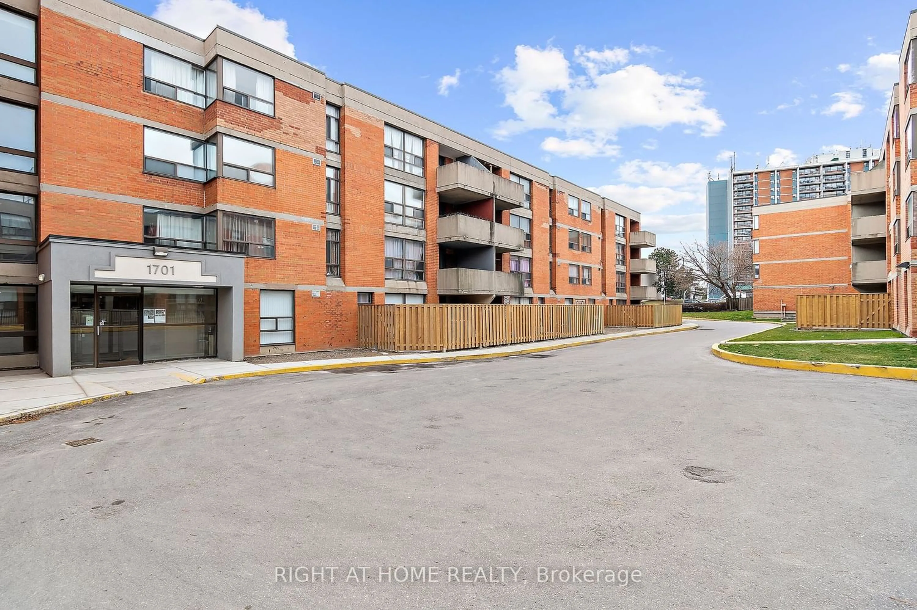A pic from exterior of the house or condo for 1701 Mccowan Rd #307, Toronto Ontario M1S 2Y3