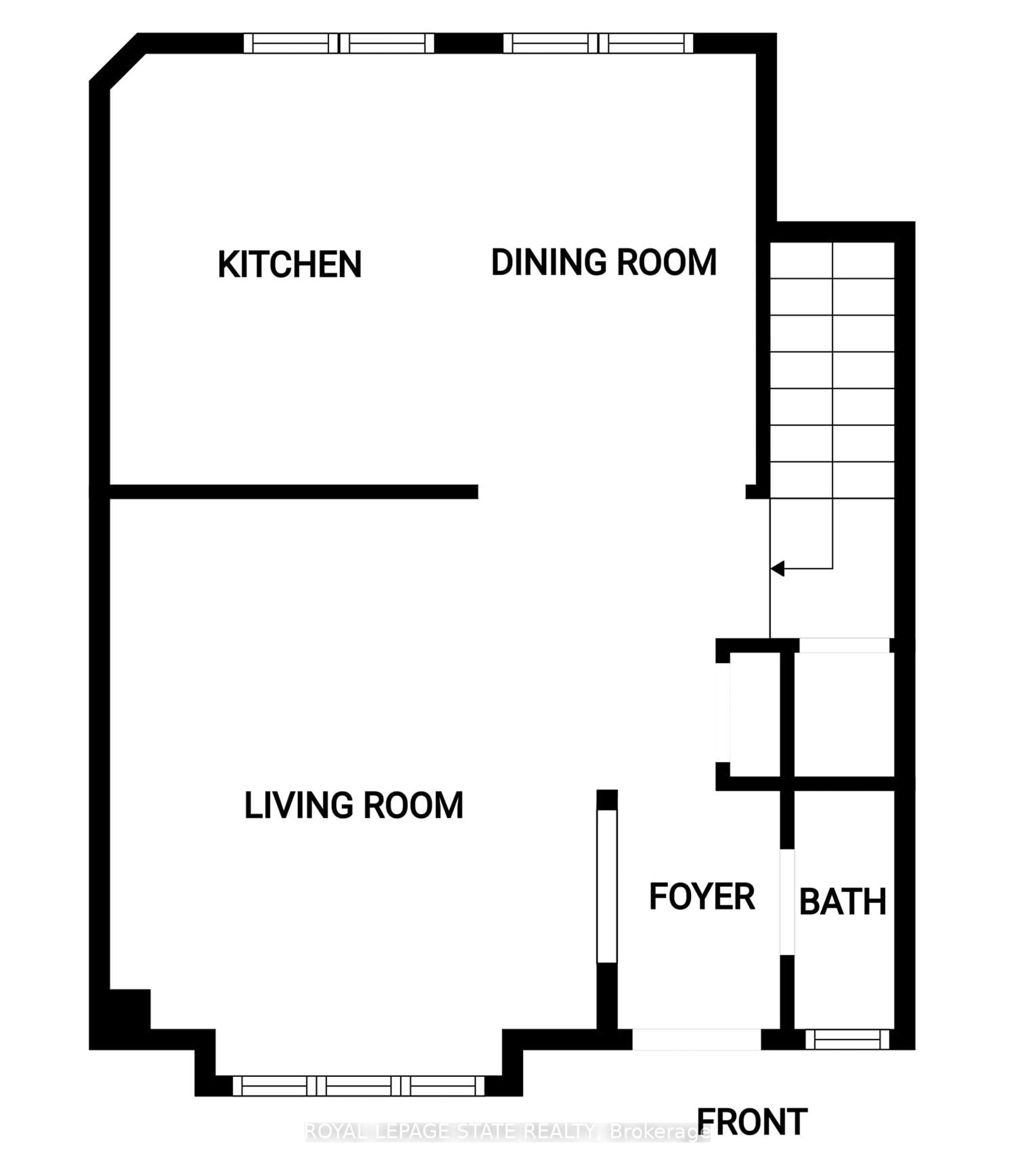 Floor plan for 194 Kingston Rd, Ajax Ontario L1T 0M9
