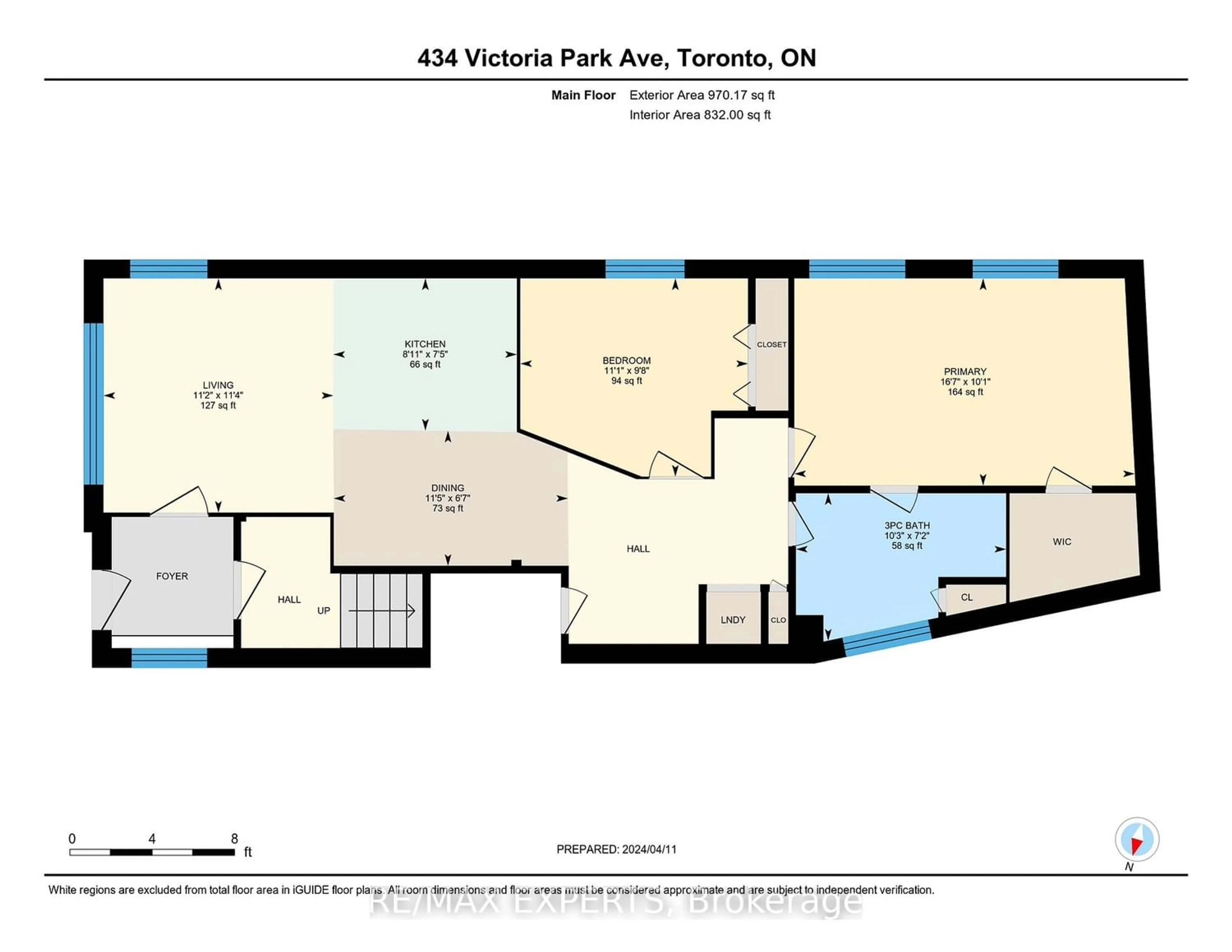 Floor plan for 434 Victoria Park Ave, Toronto Ontario M4E 3T2