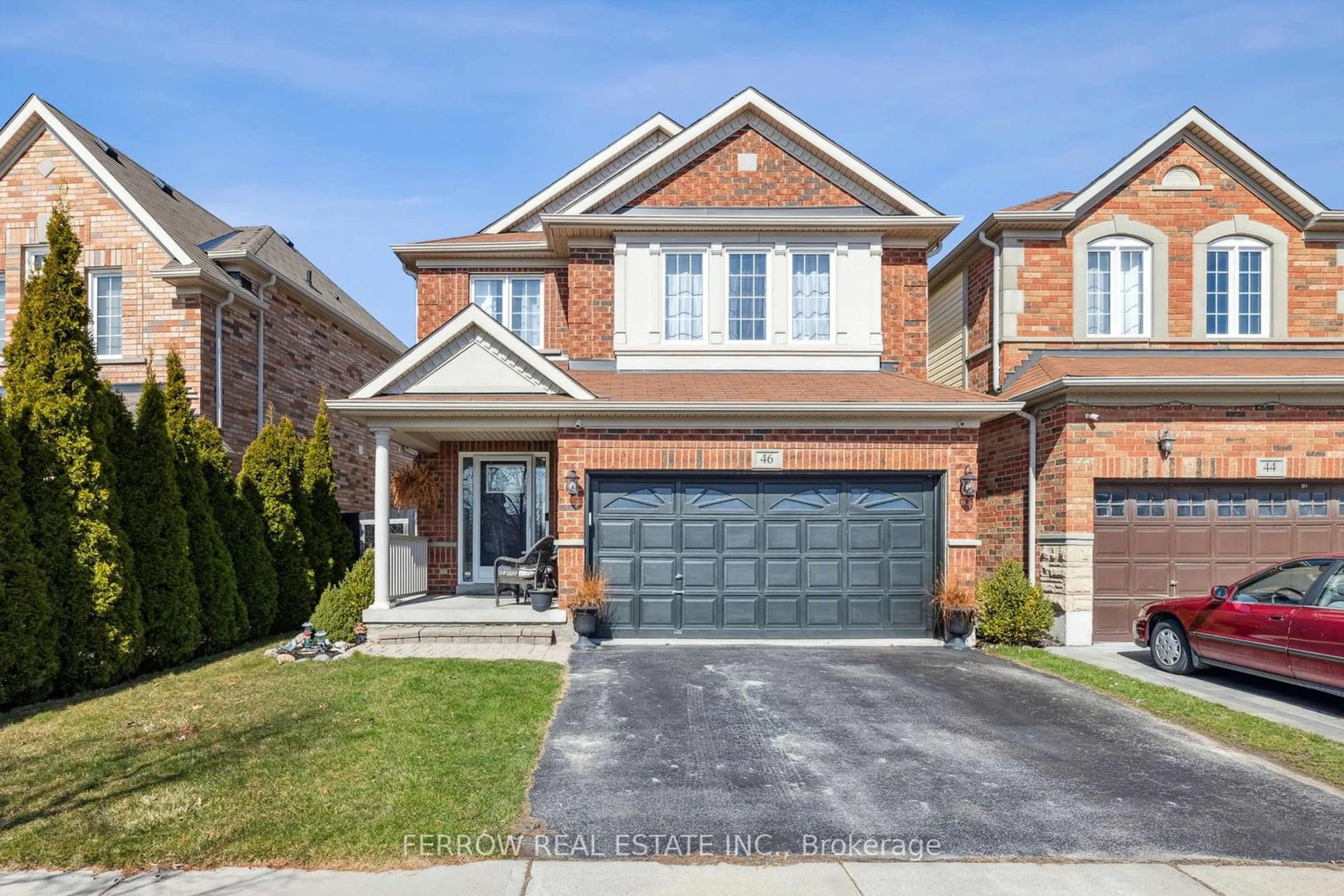 Home with brick exterior material for 46 Atherton Ave, Ajax Ontario L1T 4X6