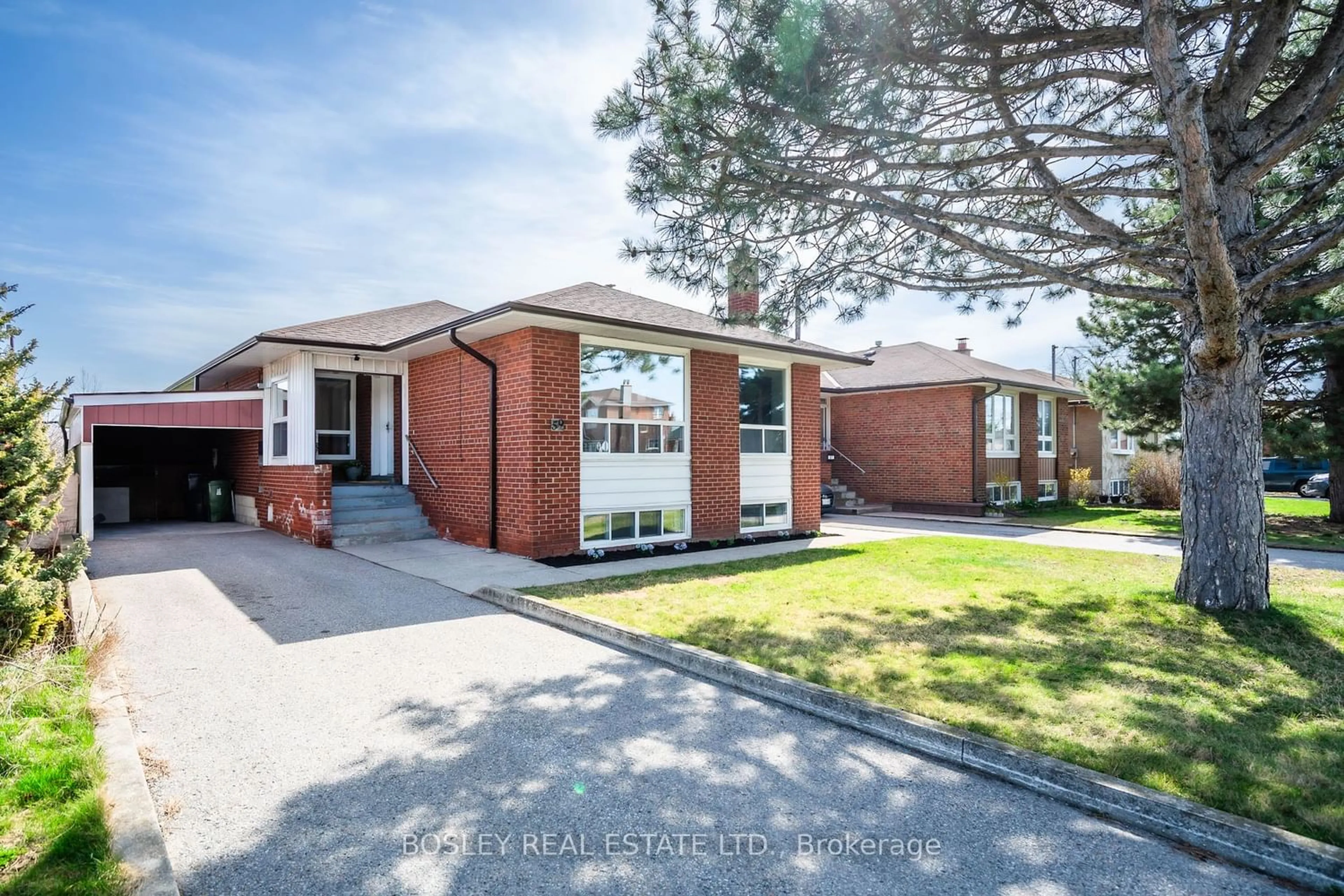 Home with brick exterior material for 59 Crosland Dr, Toronto Ontario M1R 4M9