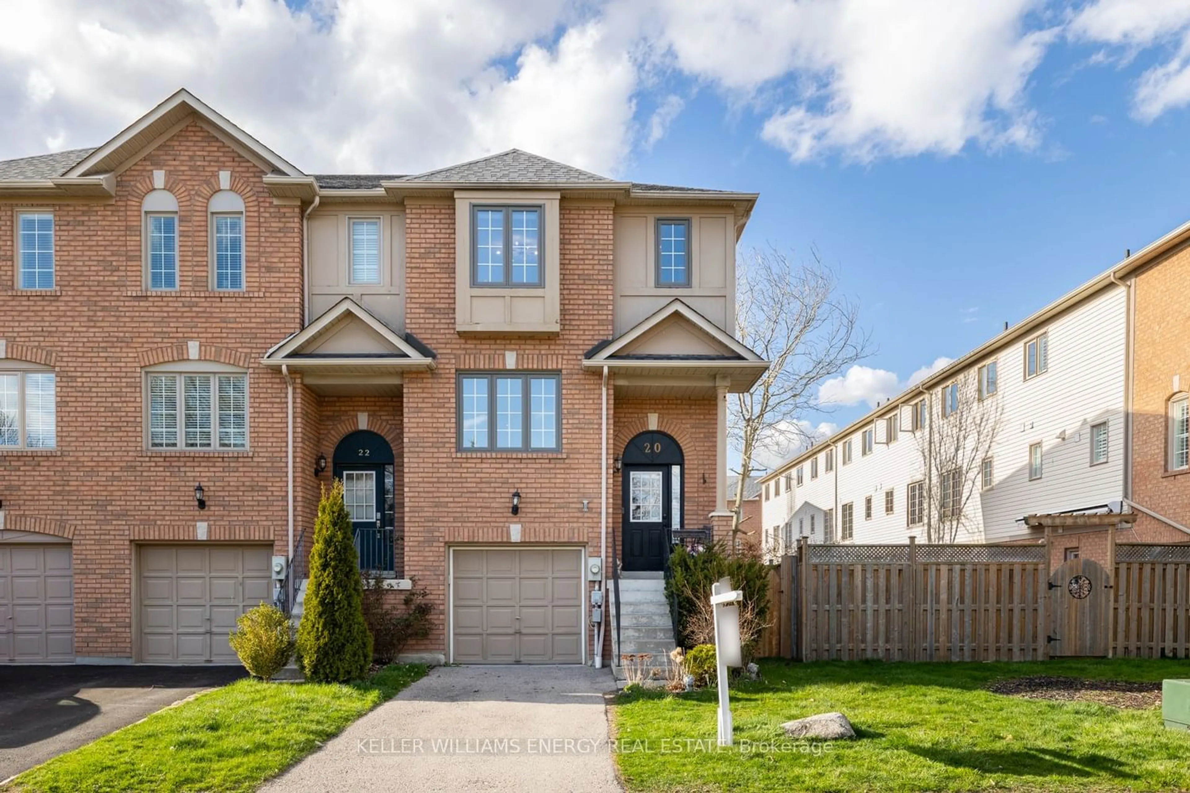A pic from exterior of the house or condo for 20 Salmon Way, Whitby Ontario L1N 9M8