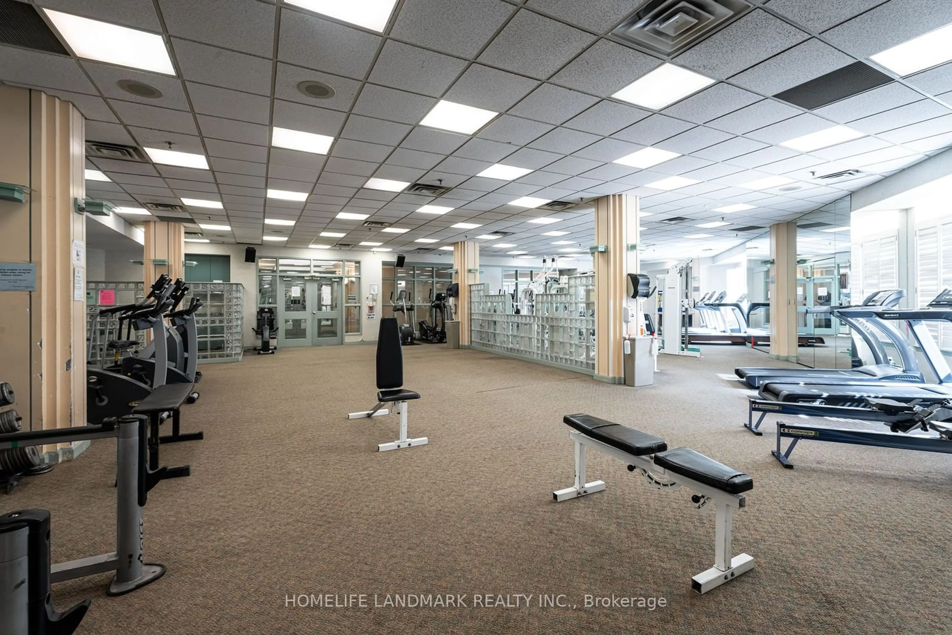 Gym or fitness room for 88 Corporate Dr #2202, Toronto Ontario M1H 3G6