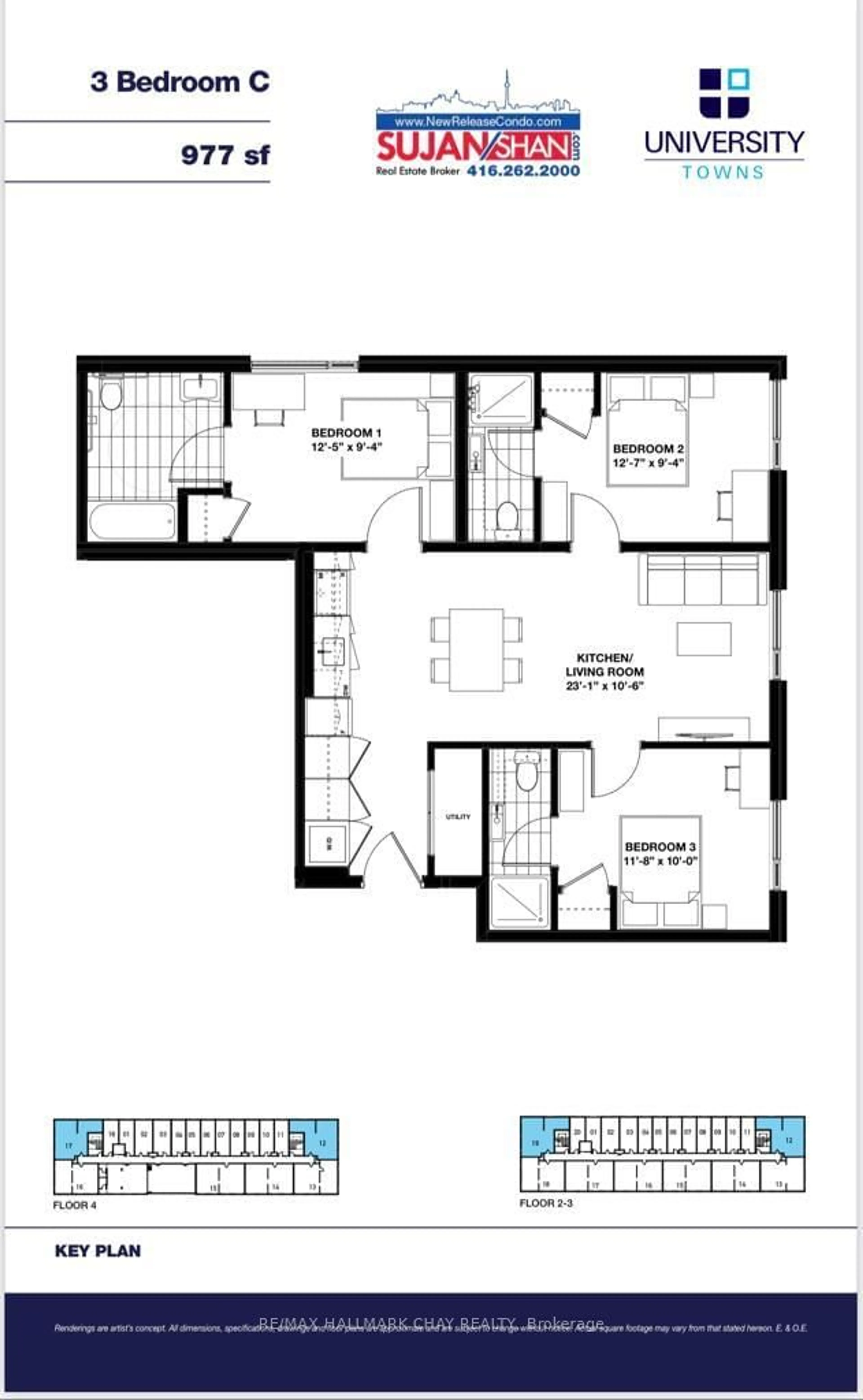 Floor plan for 1800 Simcoe St #417, Oshawa Ontario L1G 0C2