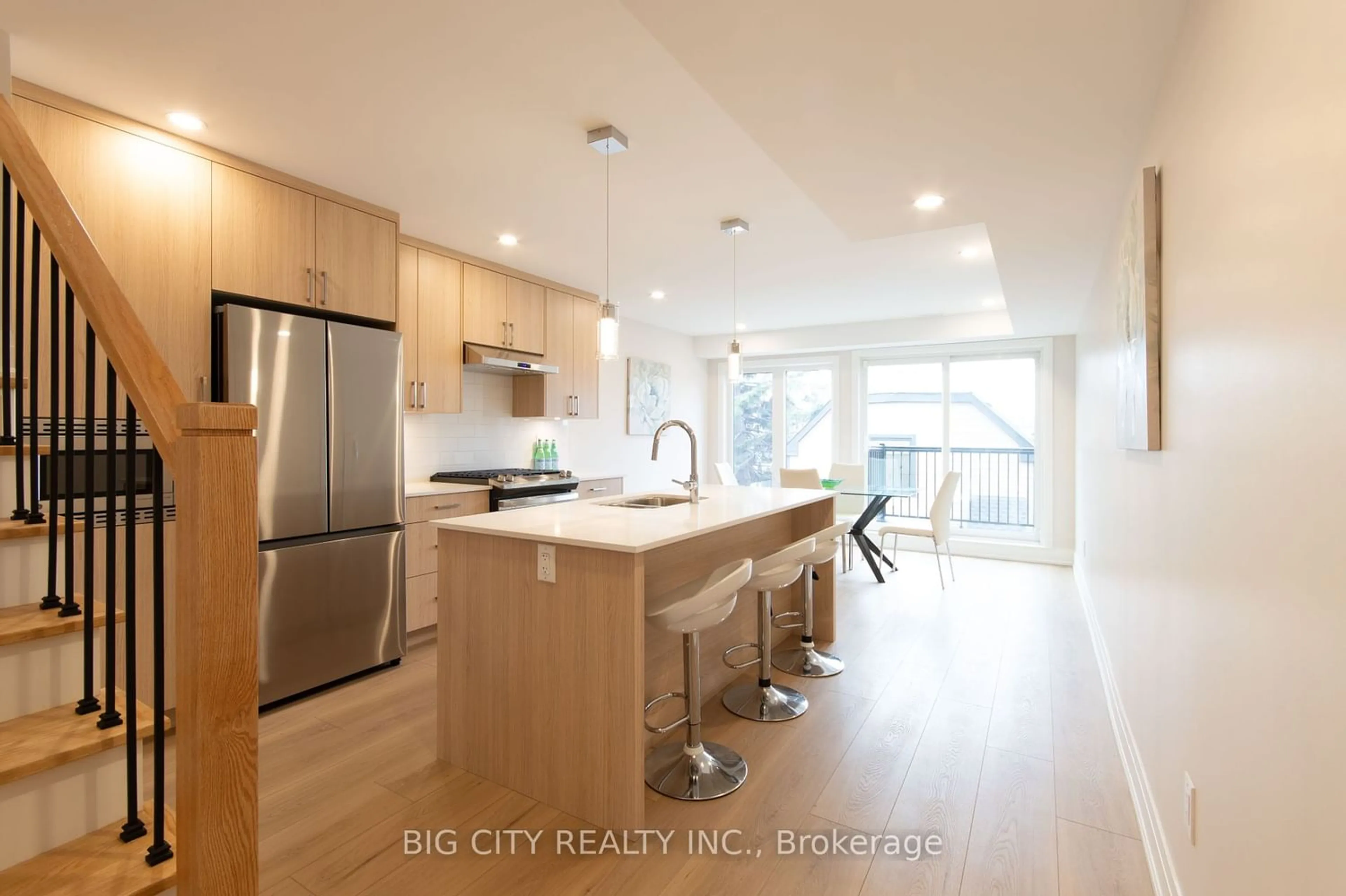 Contemporary kitchen for 319 Mortimer Ave #Suite 3, Toronto Ontario M4J 2C9
