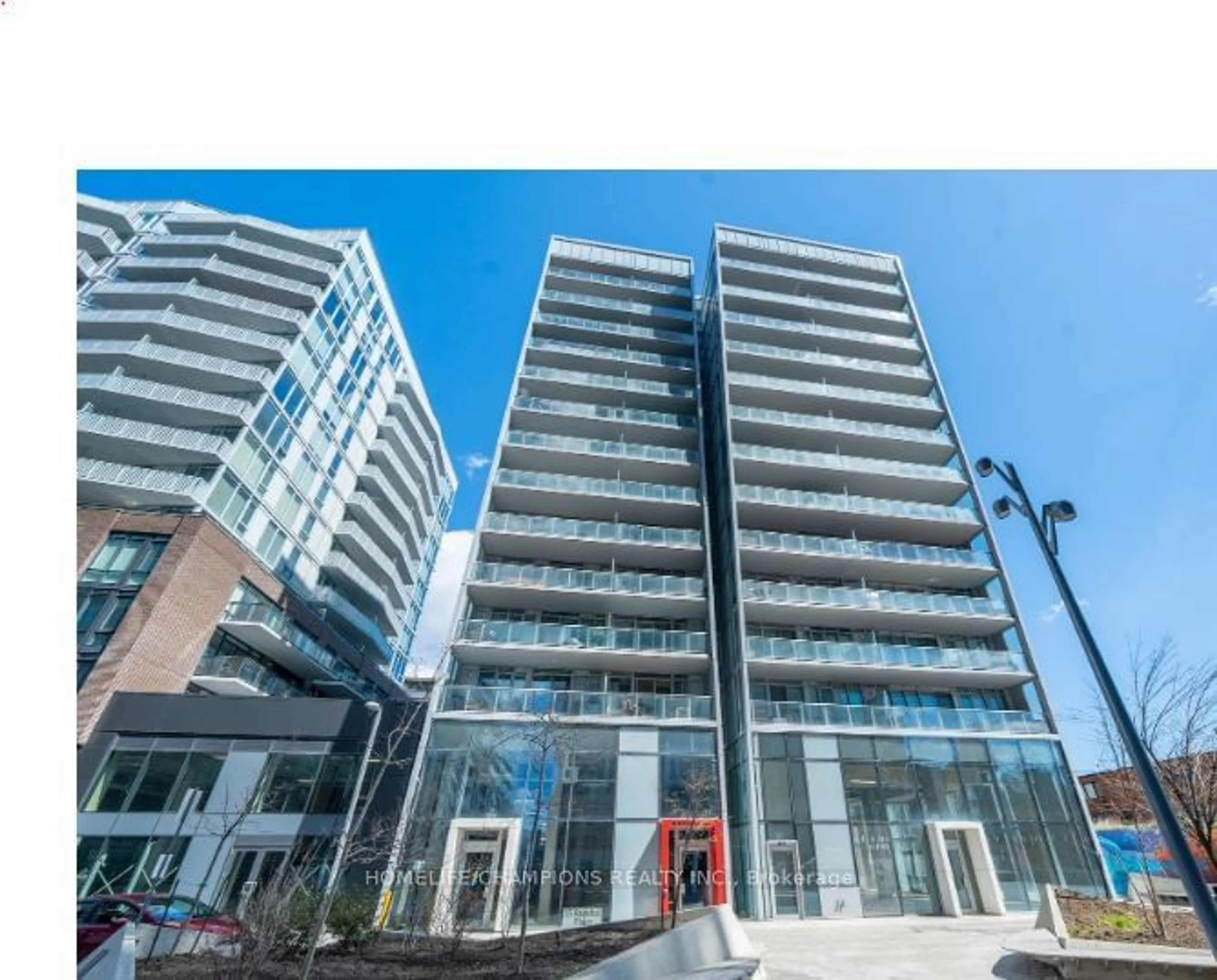 A pic from exterior of the house or condo for 25 Baseball Pl #1109, Toronto Ontario M4M 0E7