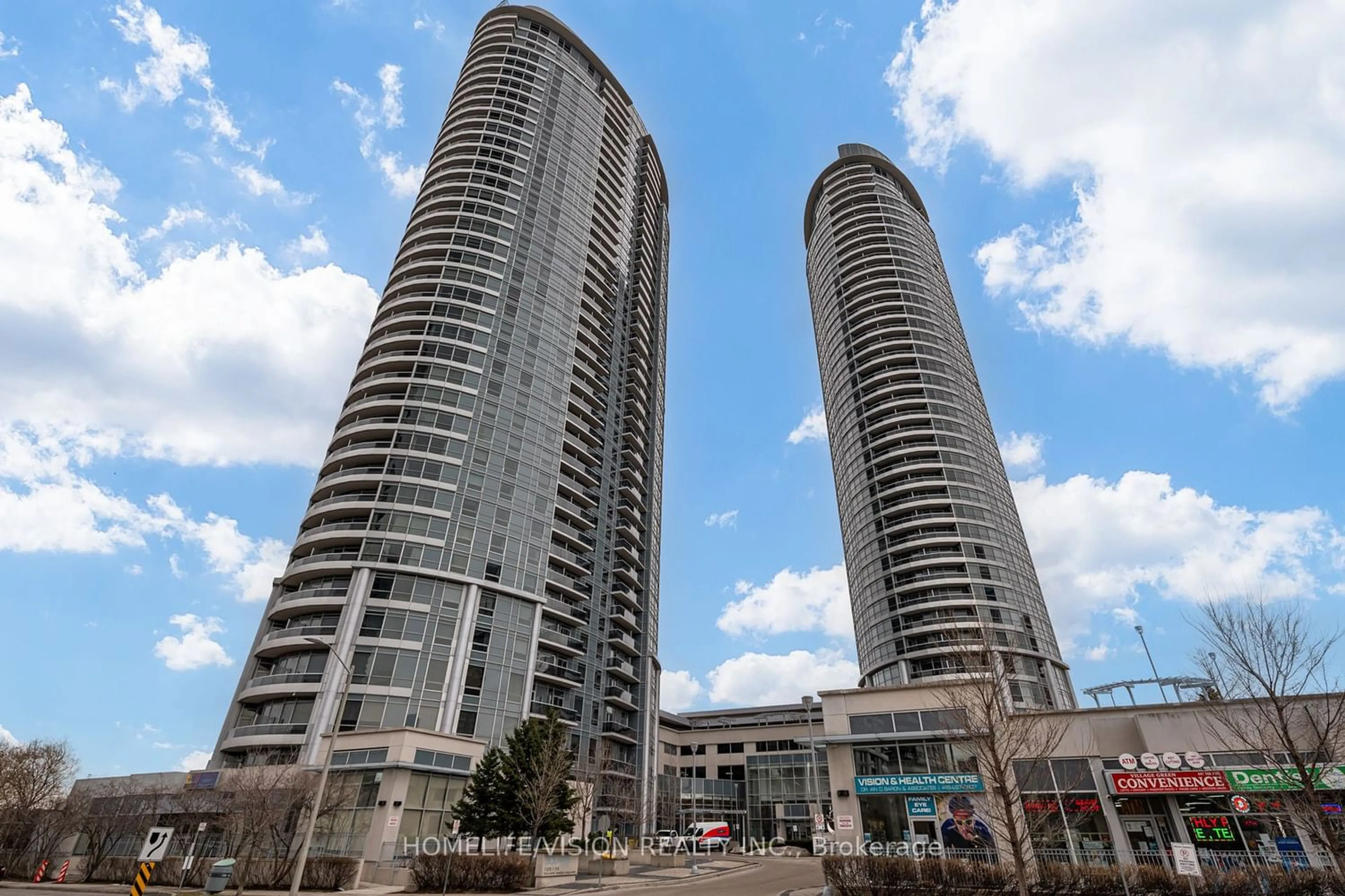 A pic from exterior of the house or condo for 135 Village Green Sq #3823, Toronto Ontario M1S 0G4