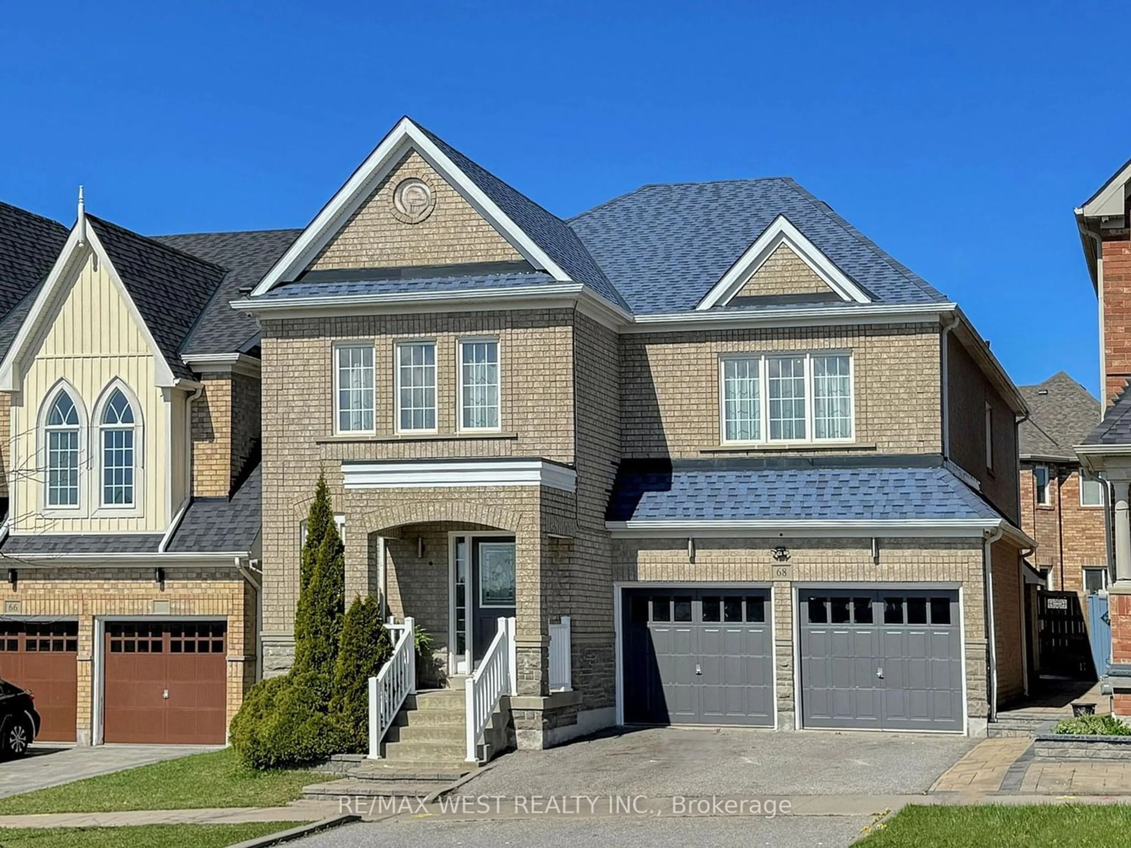 Home with brick exterior material for 68 Williamson Dr, Ajax Ontario L1T 0A9