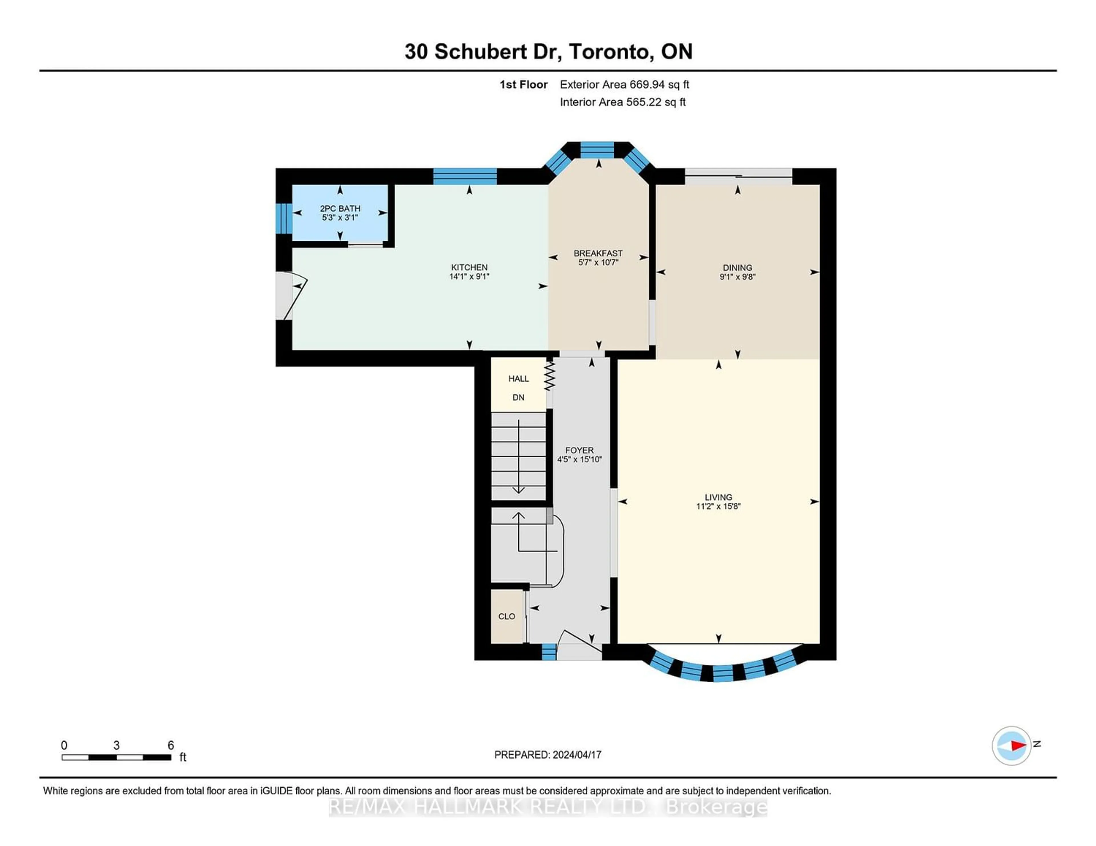 Floor plan for 30 Schubert Dr, Toronto Ontario M1E 1Y7