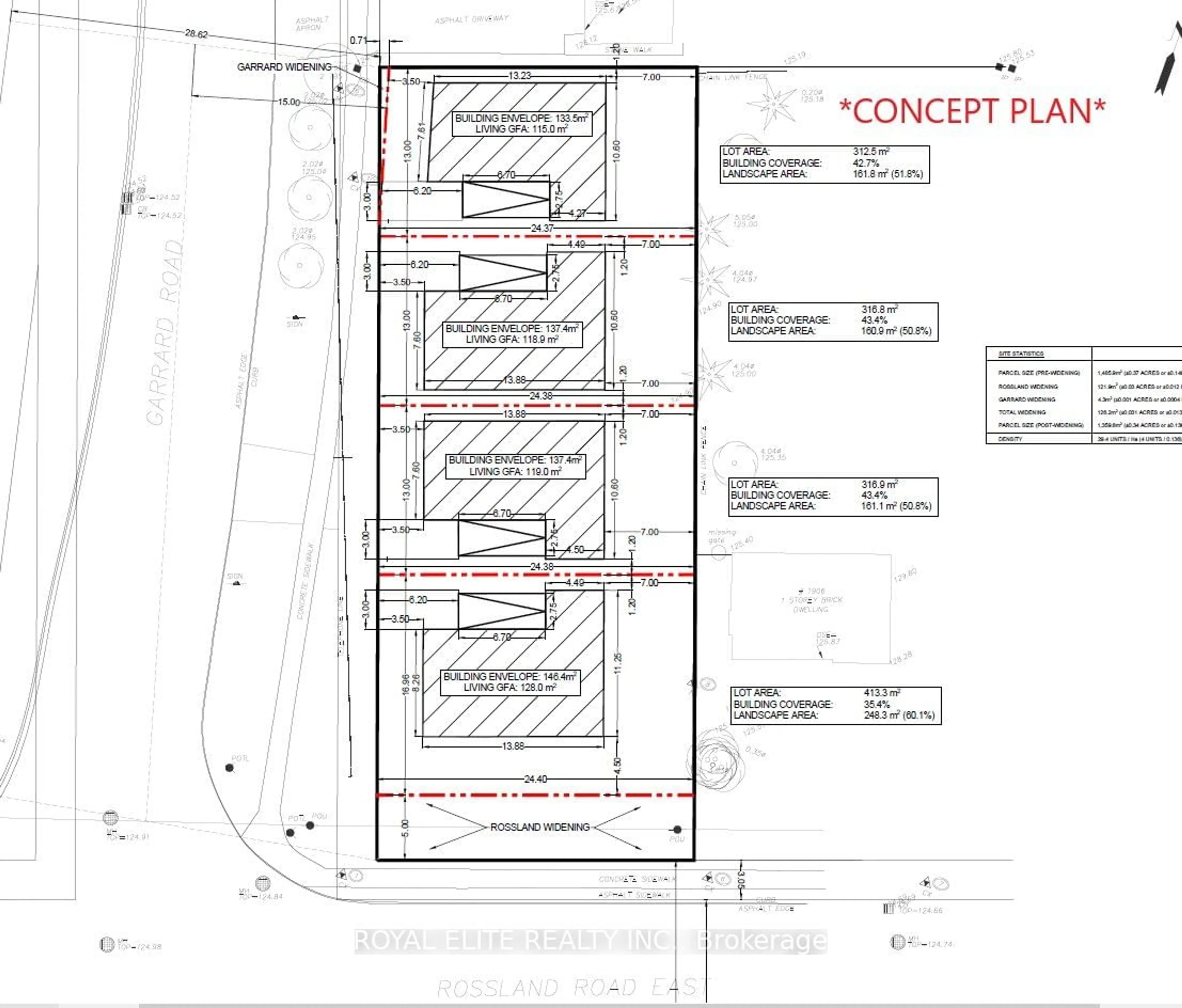 Floor plan for 1902 Rossland Rd, Whitby Ontario L1N 3P5