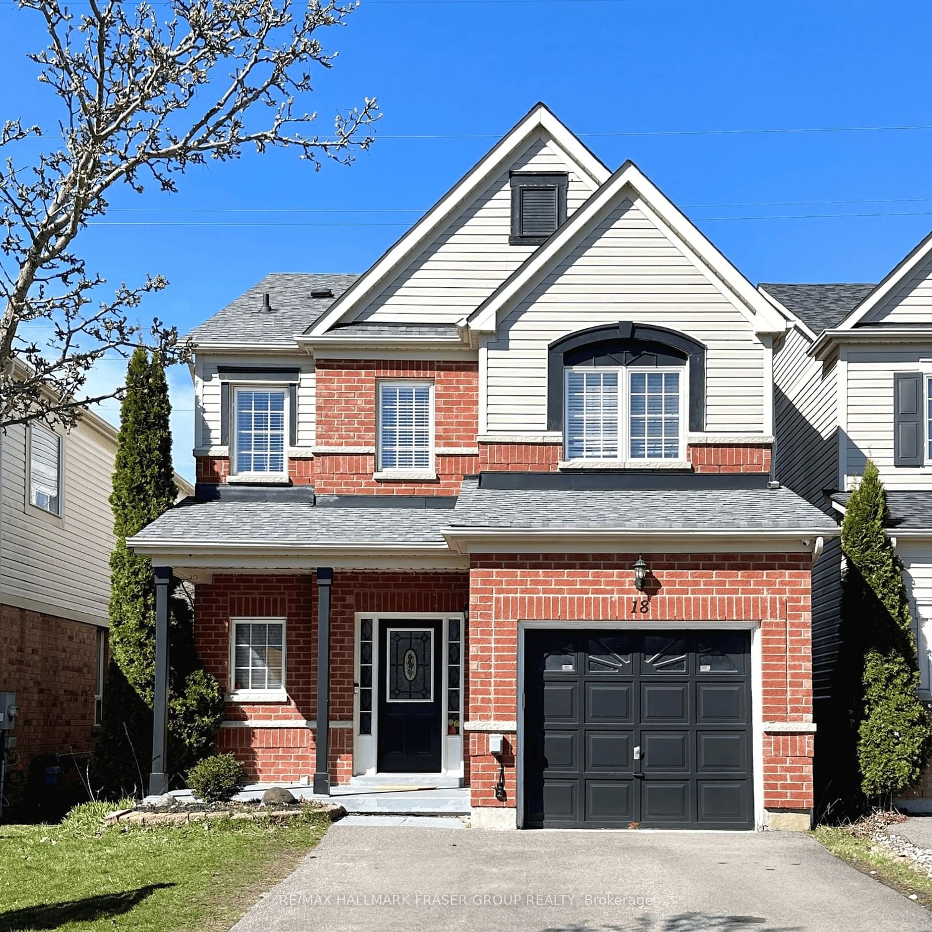 Home with brick exterior material for 18 Beachgrove Cres, Whitby Ontario L1R 3G2
