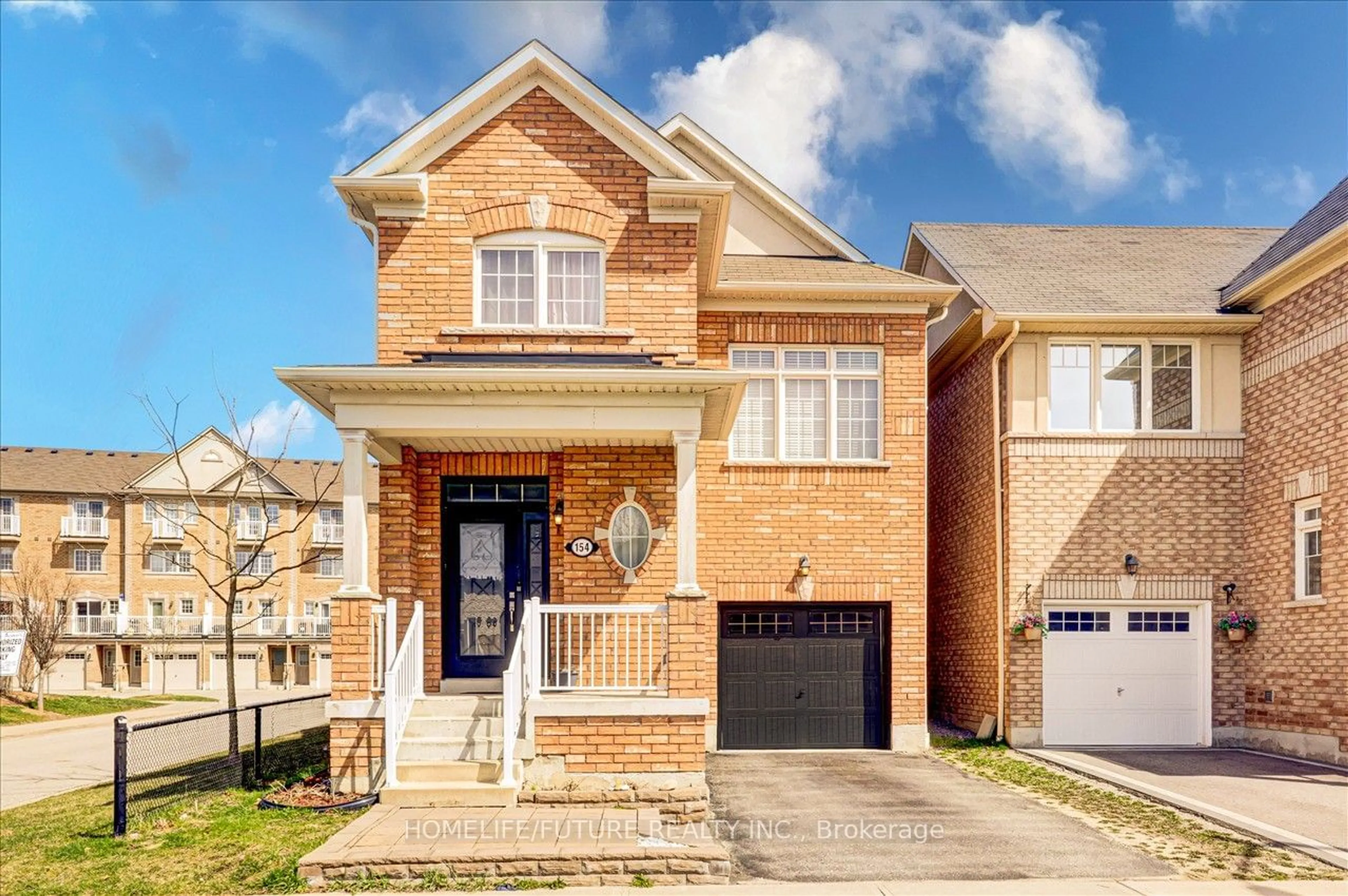 Home with brick exterior material for 154 Angus Dr, Ajax Ontario L1S 5G8