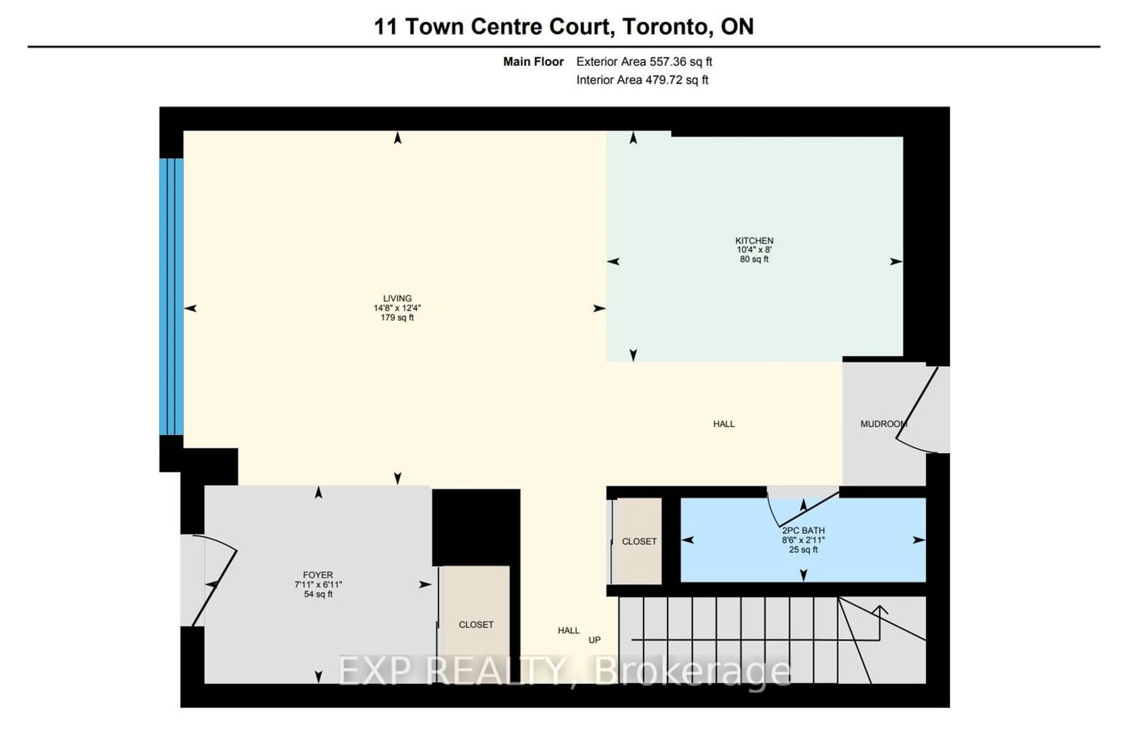 Floor plan for 11 Town Centre Crt #6, Toronto Ontario M1P 0B3