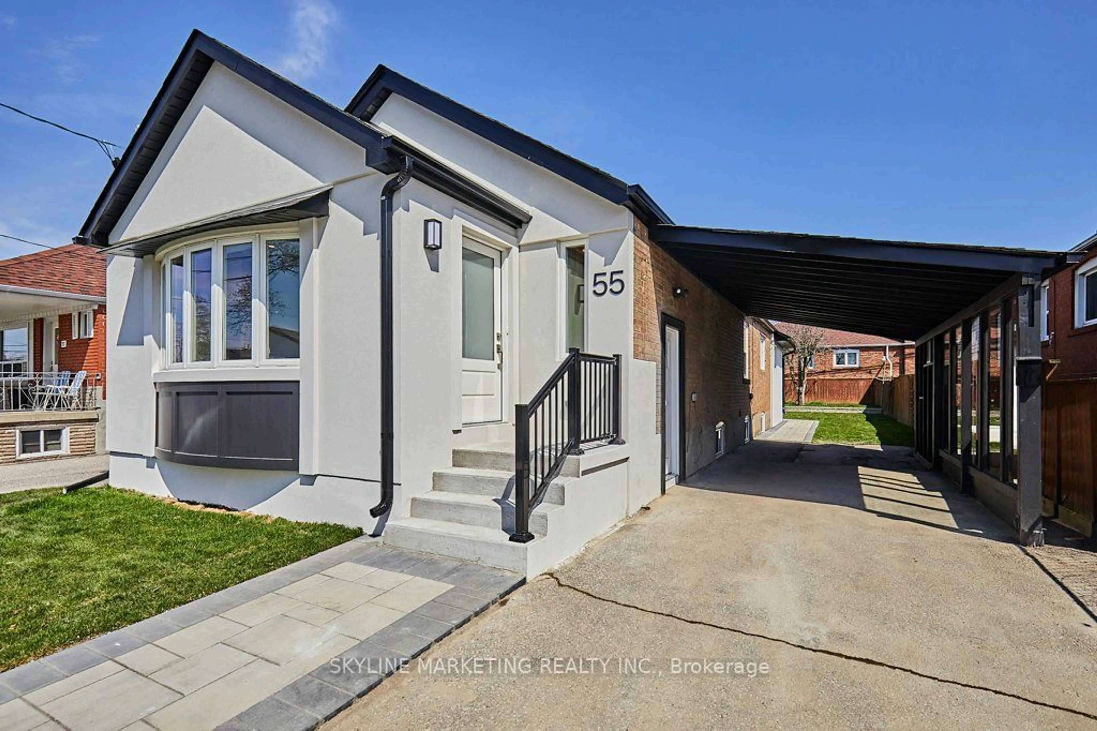 Frontside or backside of a home for 55 Delwood Dr, Toronto Ontario M1L 2S8