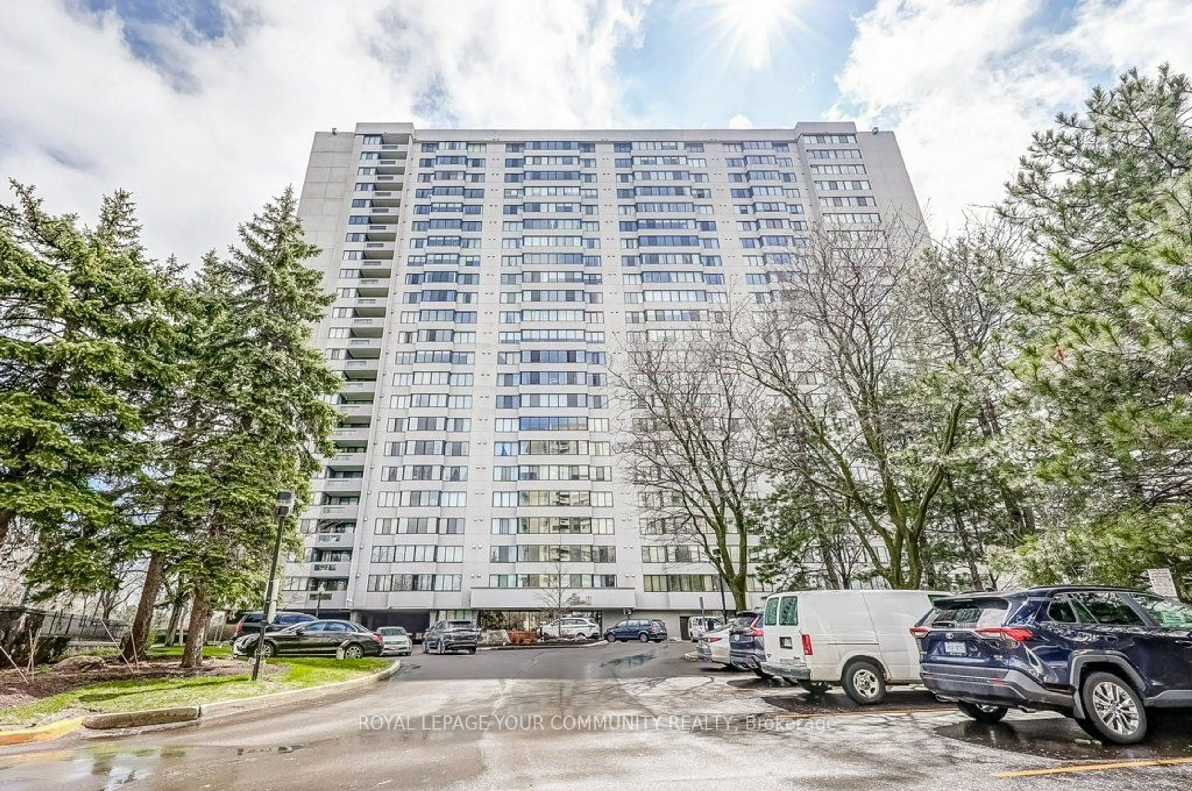 A pic from exterior of the house or condo for 2330 Bridletowne Circ #1805, Toronto Ontario M1W 3P6