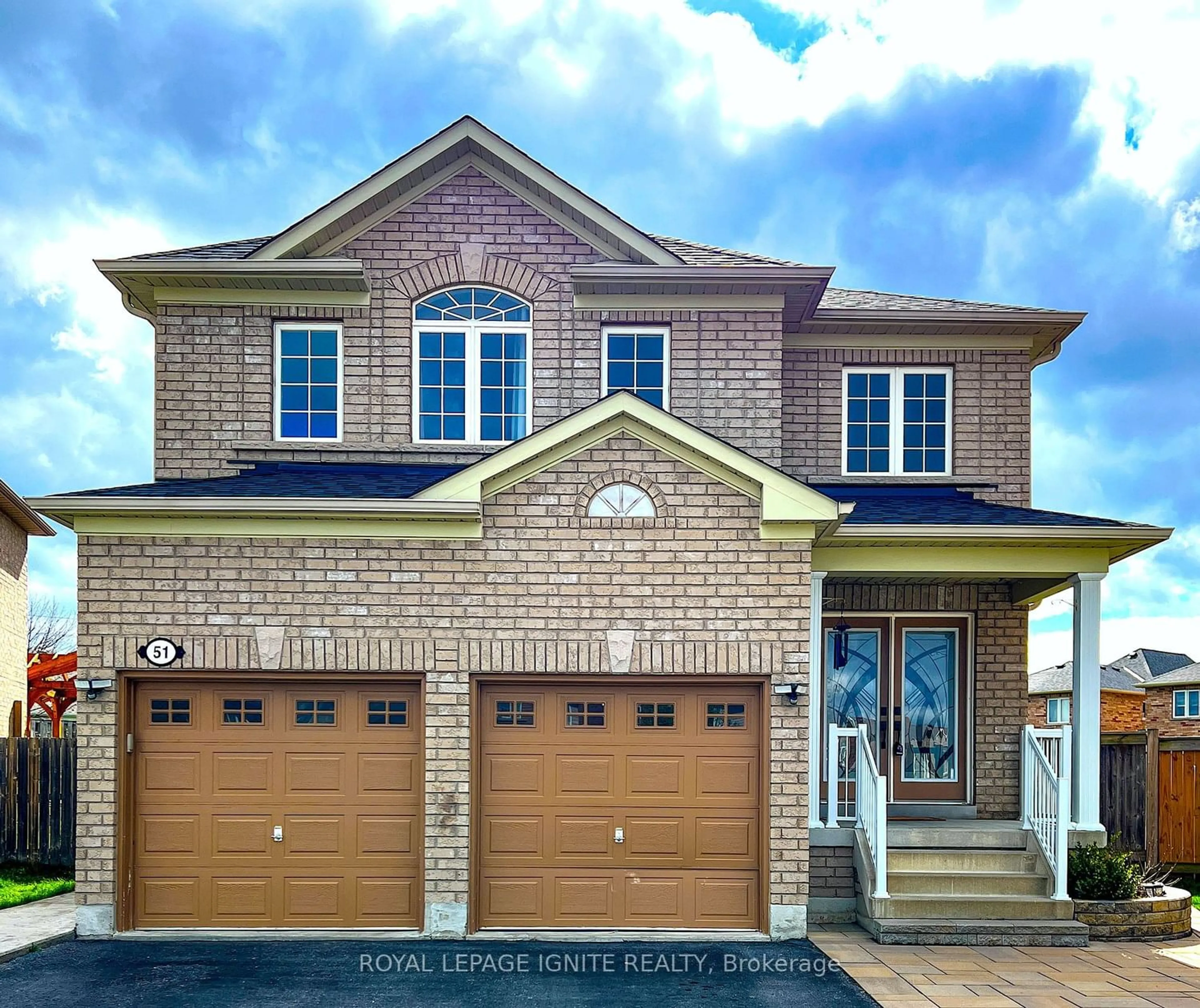 Home with brick exterior material for 51 Harkness Dr, Whitby Ontario L1R 0C5