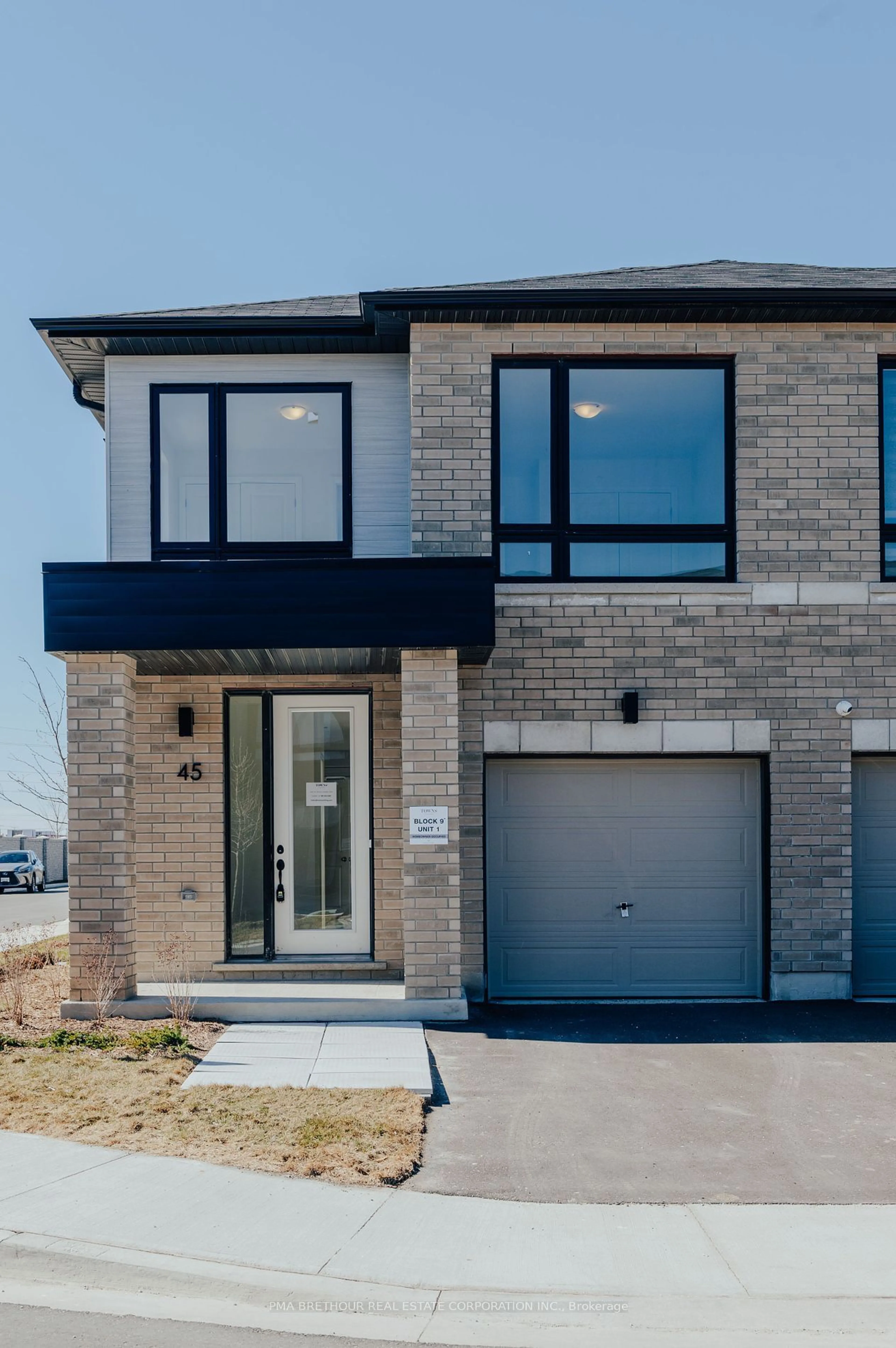 Home with brick exterior material for 45 Klein Way, Whitby Ontario L1R 0J8