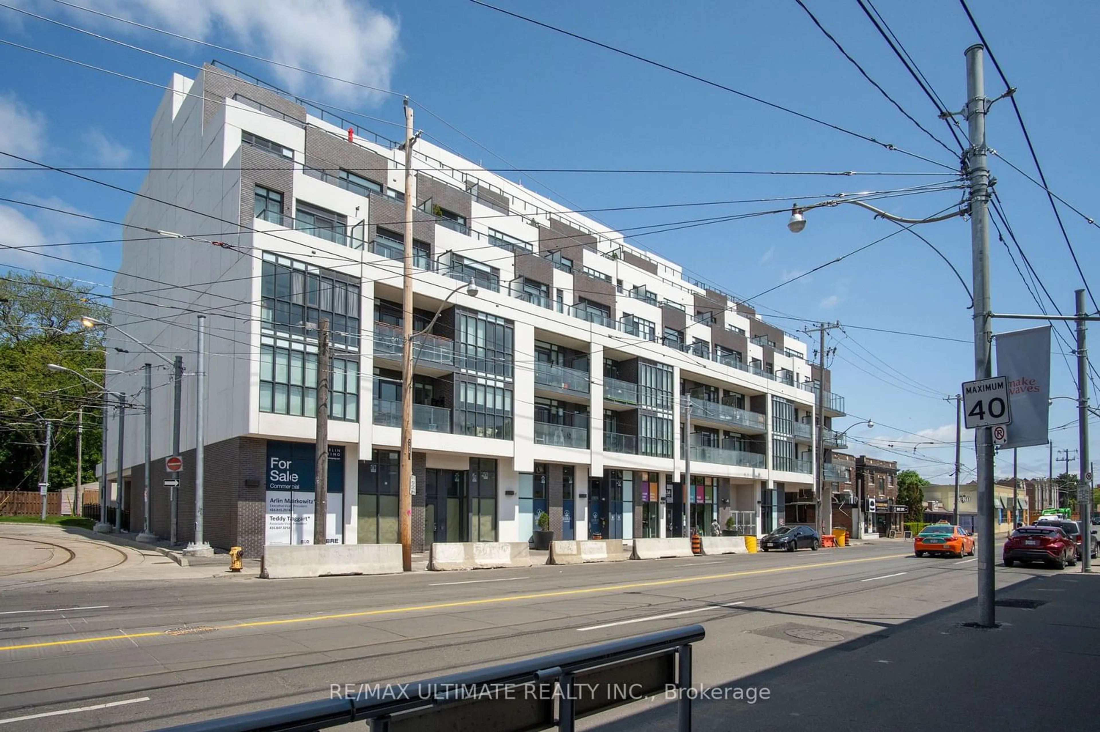 A pic from exterior of the house or condo for 1630 Queen St #206, Toronto Ontario M4L 1G3