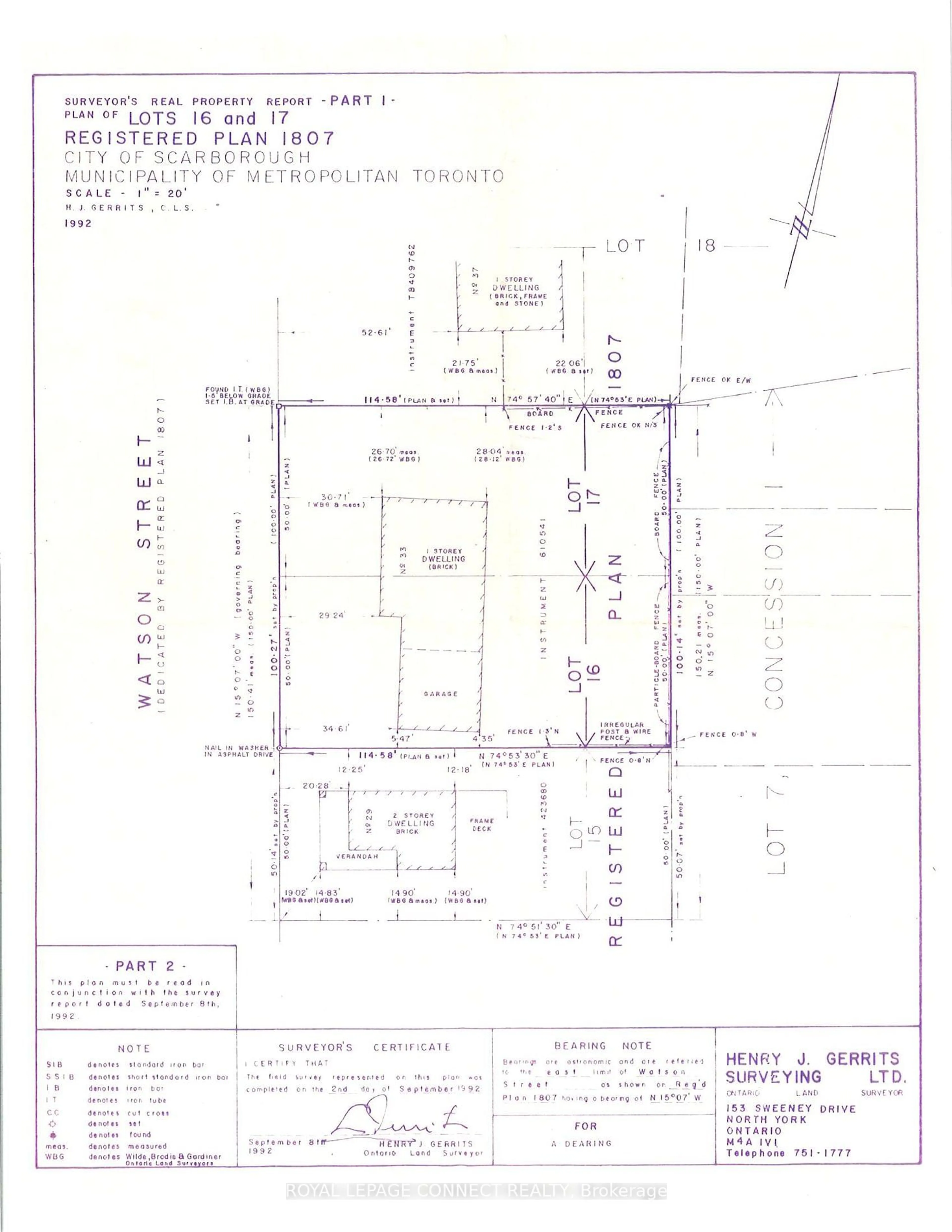 Floor plan for 33 Watson St, Toronto Ontario M1C 1E2