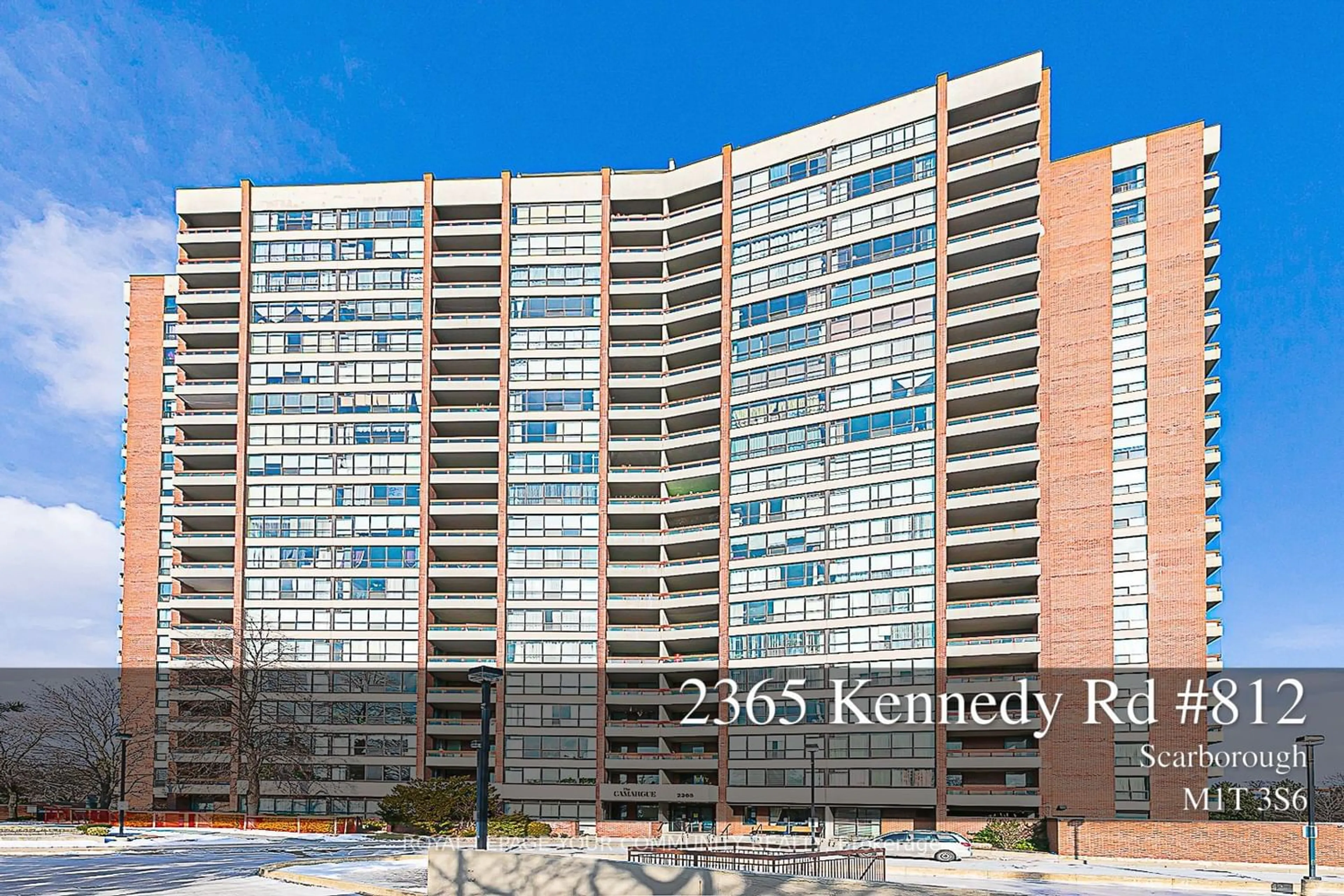 A pic from exterior of the house or condo for 2365 Kennedy Rd #812, Toronto Ontario M1T 3S6
