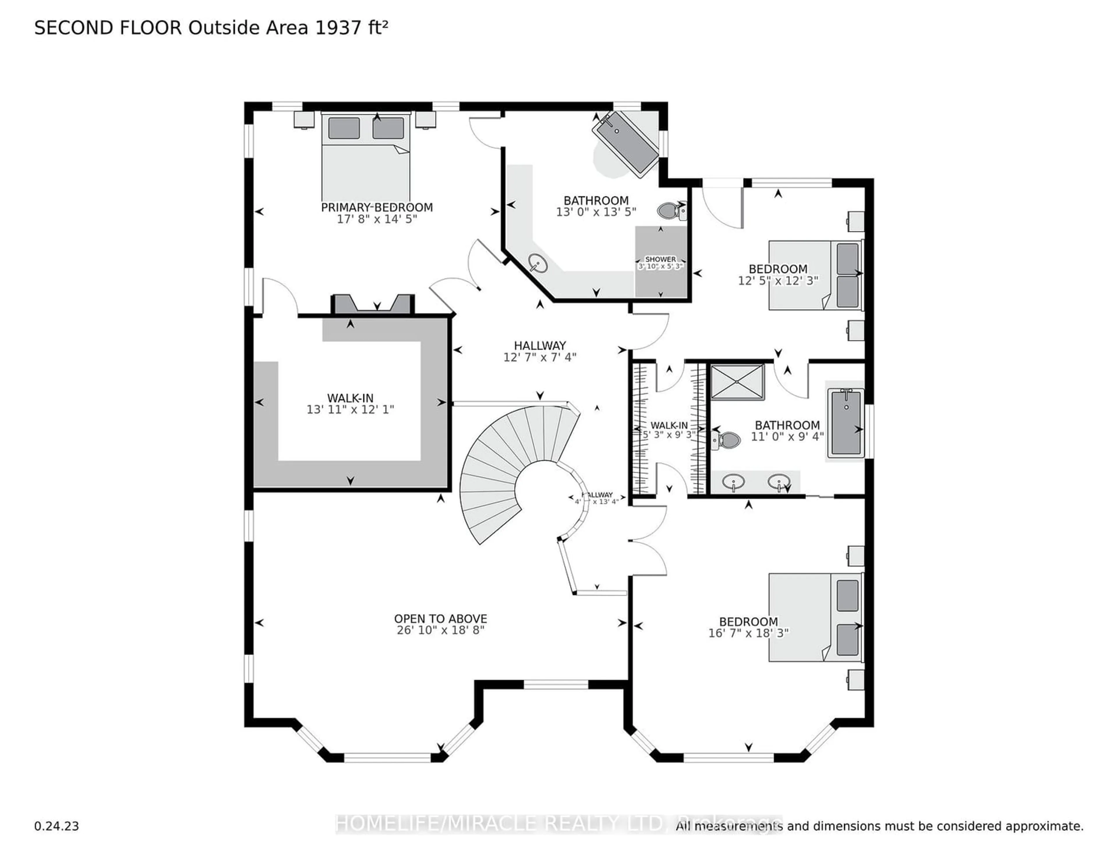 Floor plan for 369 Toynevale Rd, Pickering Ontario L1W 2G9