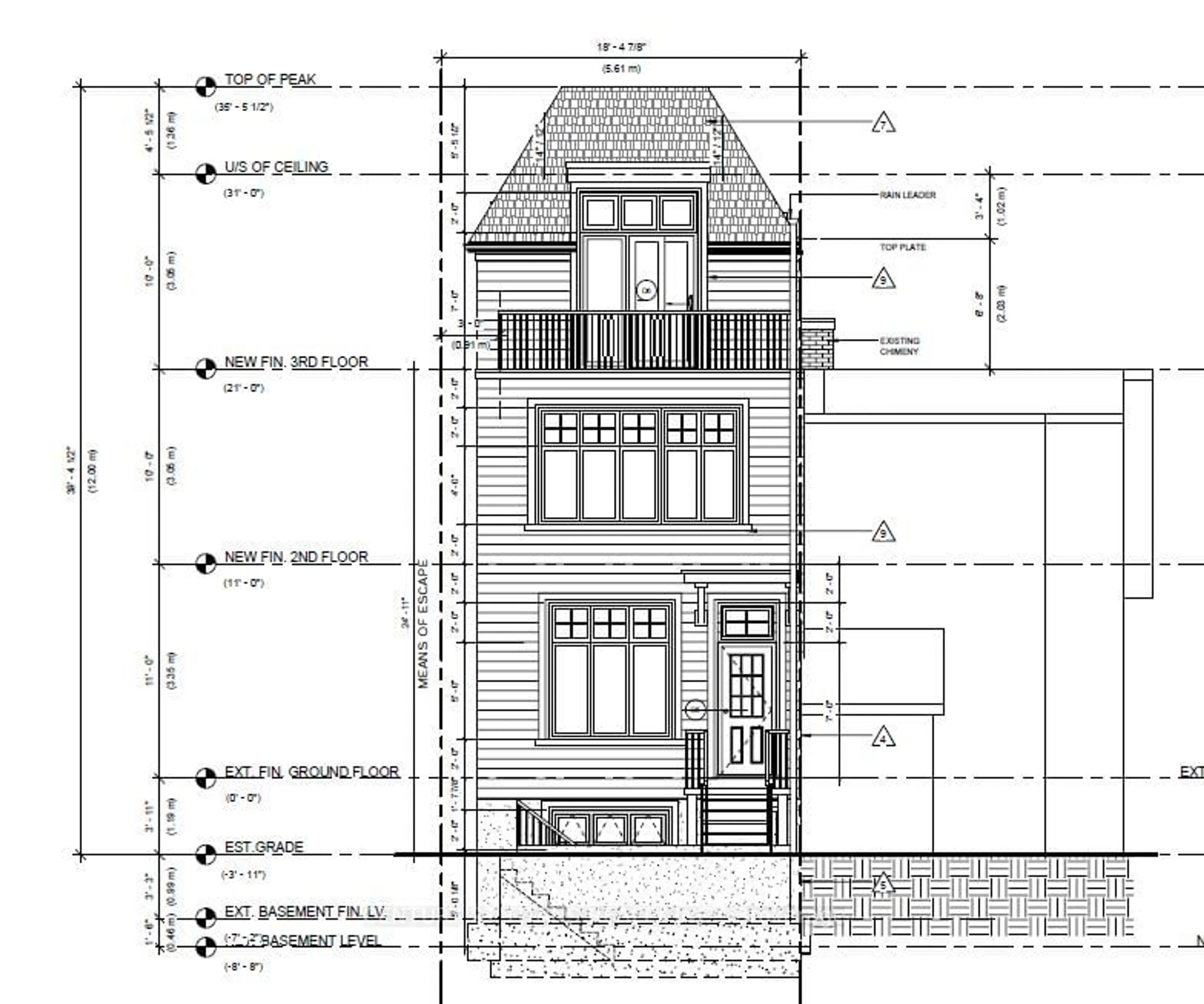 Floor plan for 68 Caroline Ave Ave, Toronto Ontario M4M 2X7