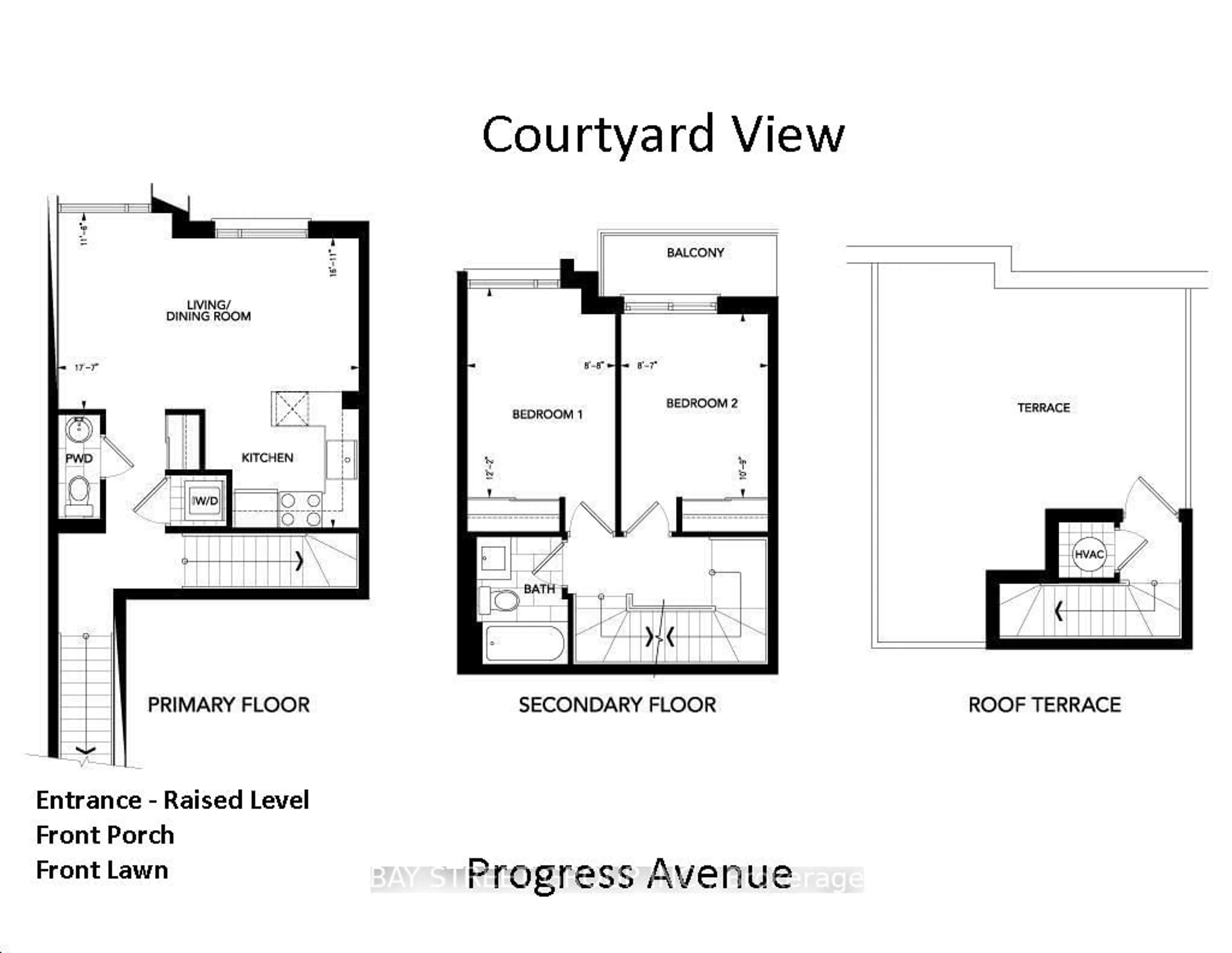 Floor plan for 1070 Progress Ave #305, Toronto Ontario M1B 0C5